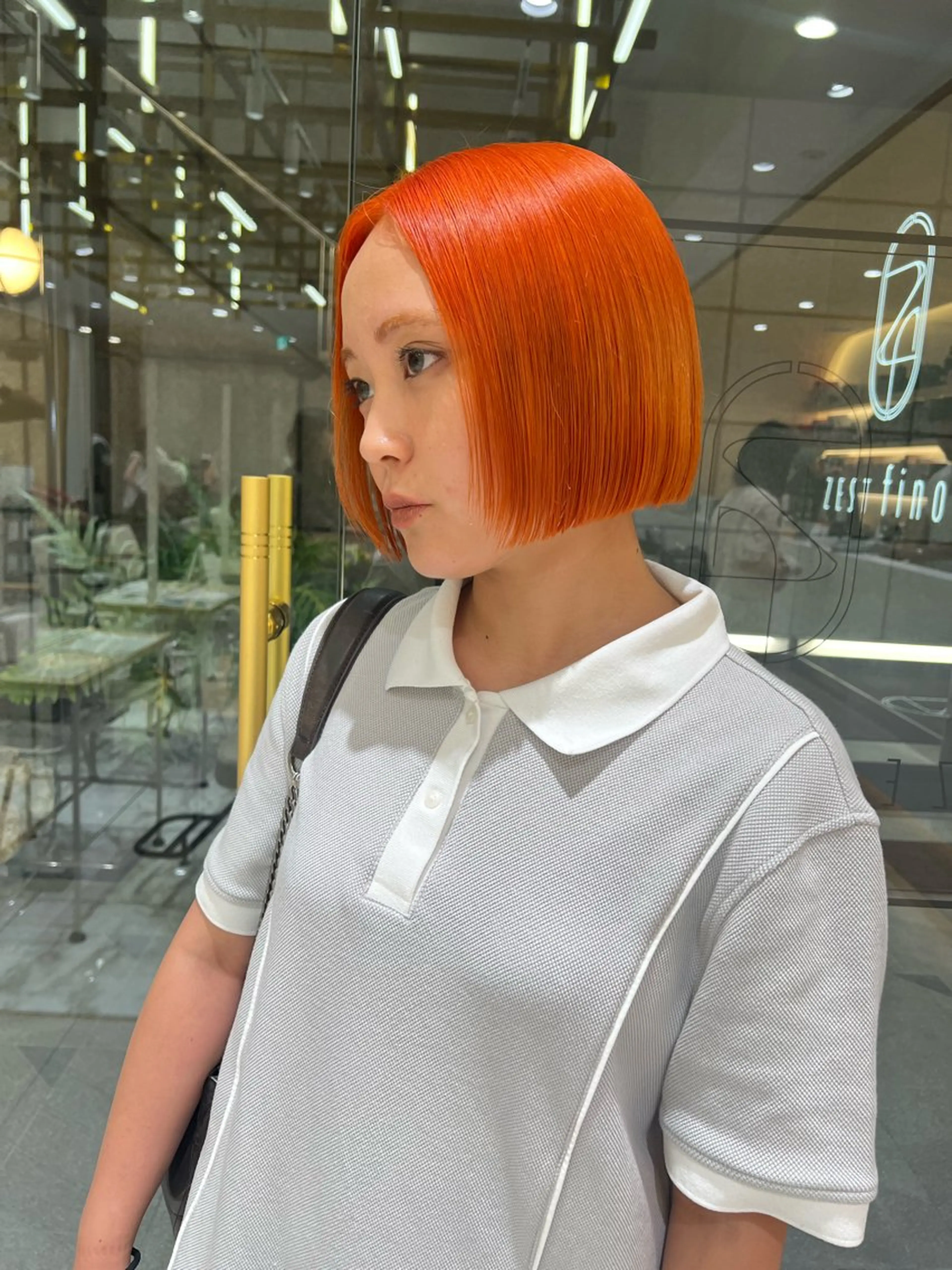 ミディアム ボブ ヘアカラー トリートメント オシャレデザイン 🧺🪽/SHUNOのヘアスタイル