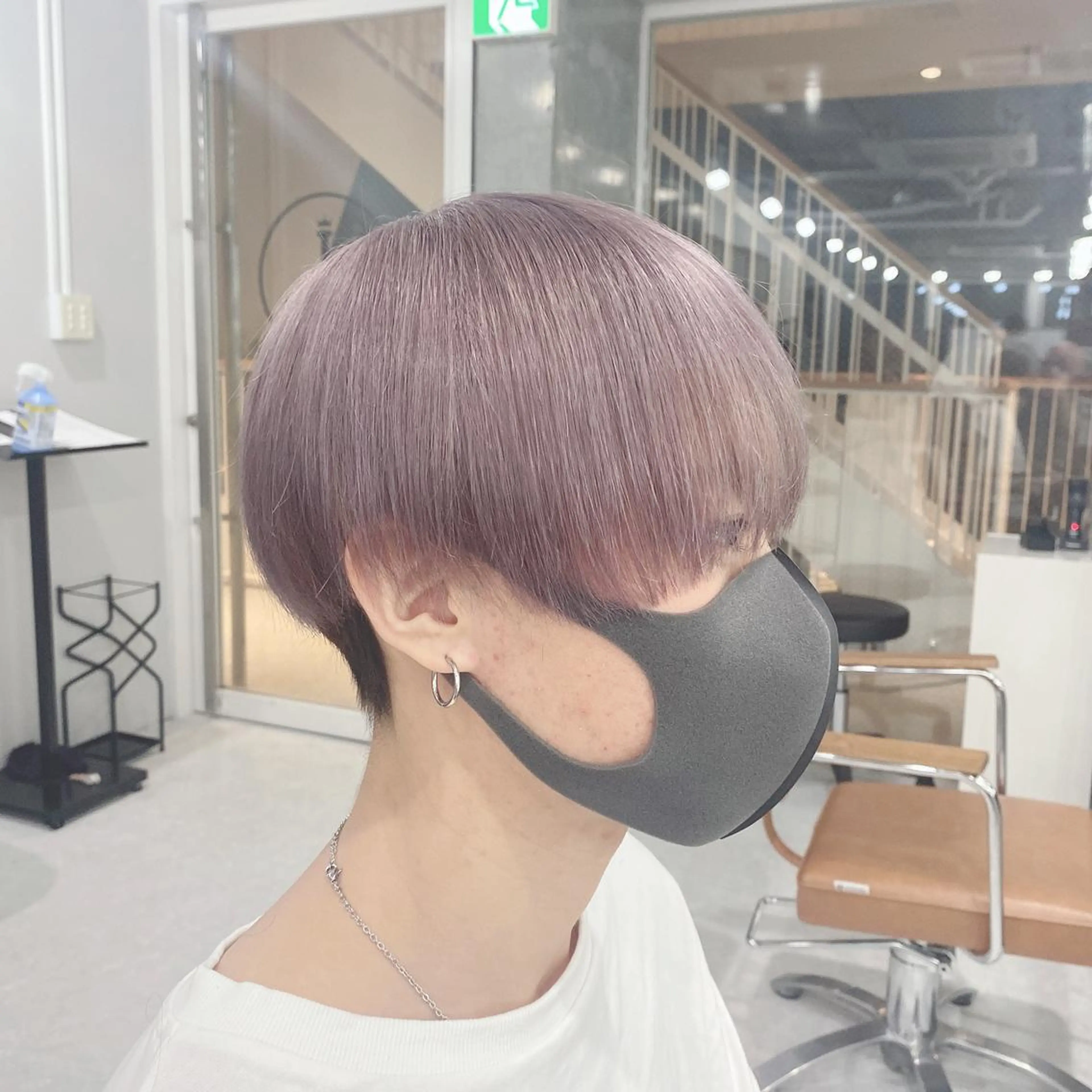 カラー メンズ カット ヘアカラー トリートメント ハイトーン×韓国ヘア 💍tiam💍のヘアスタイル