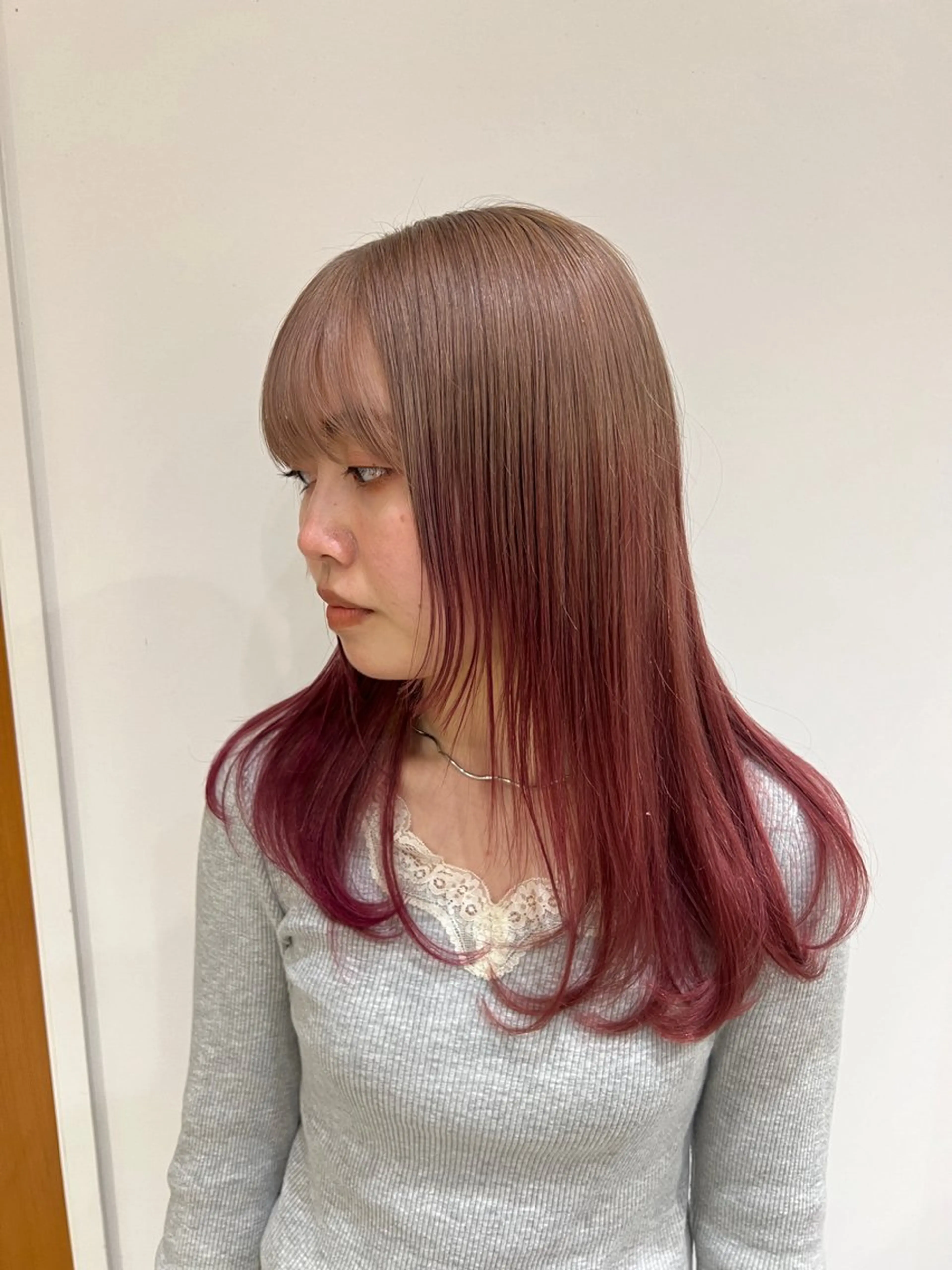 ロング カラー Stam所属・パーマ/ボブ /ブリーチ チヒロのヘアスタイル