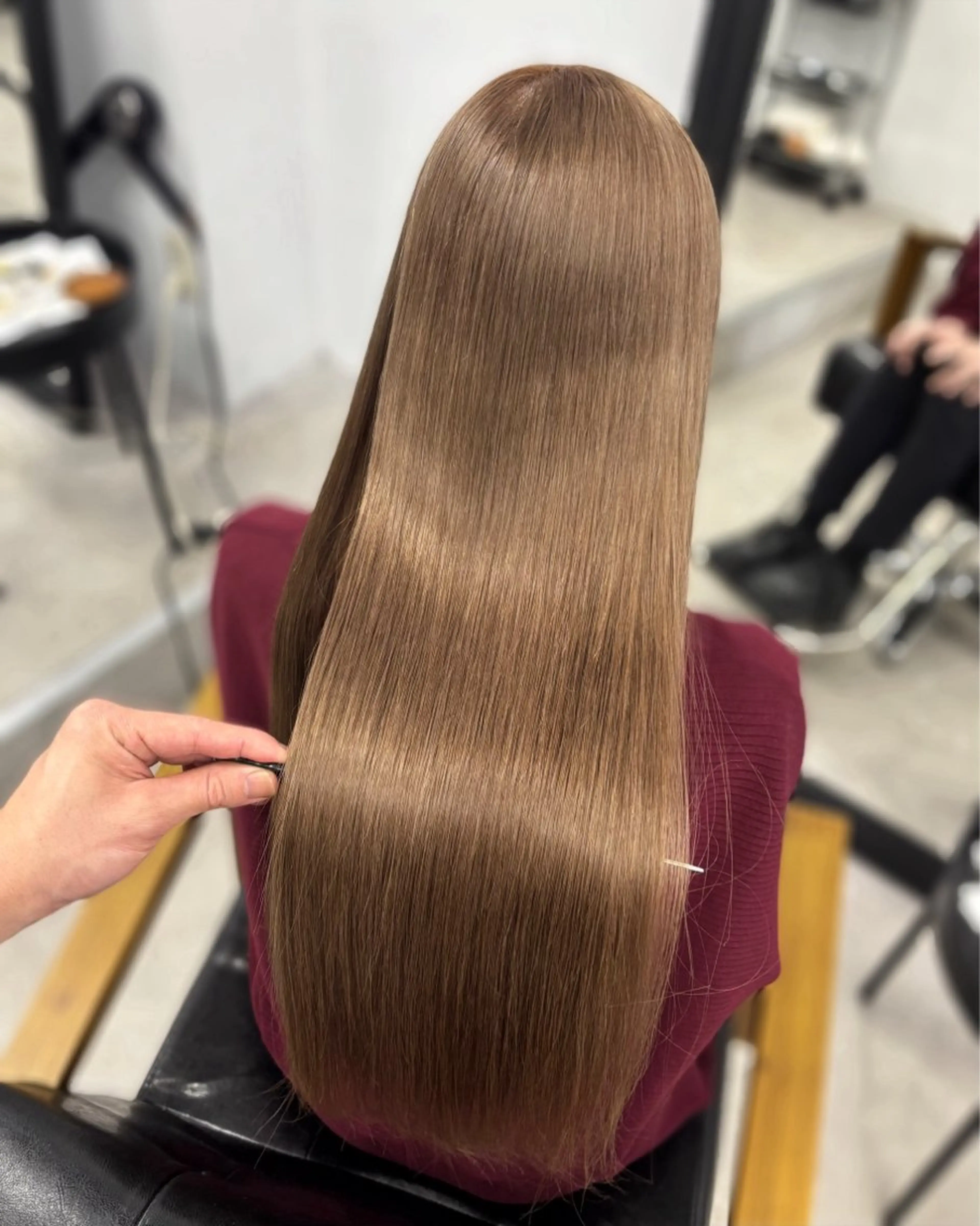 【美髪カラー✨️】うる艶ヘアカラー➕うる艶改善トリートメント✨️の写真