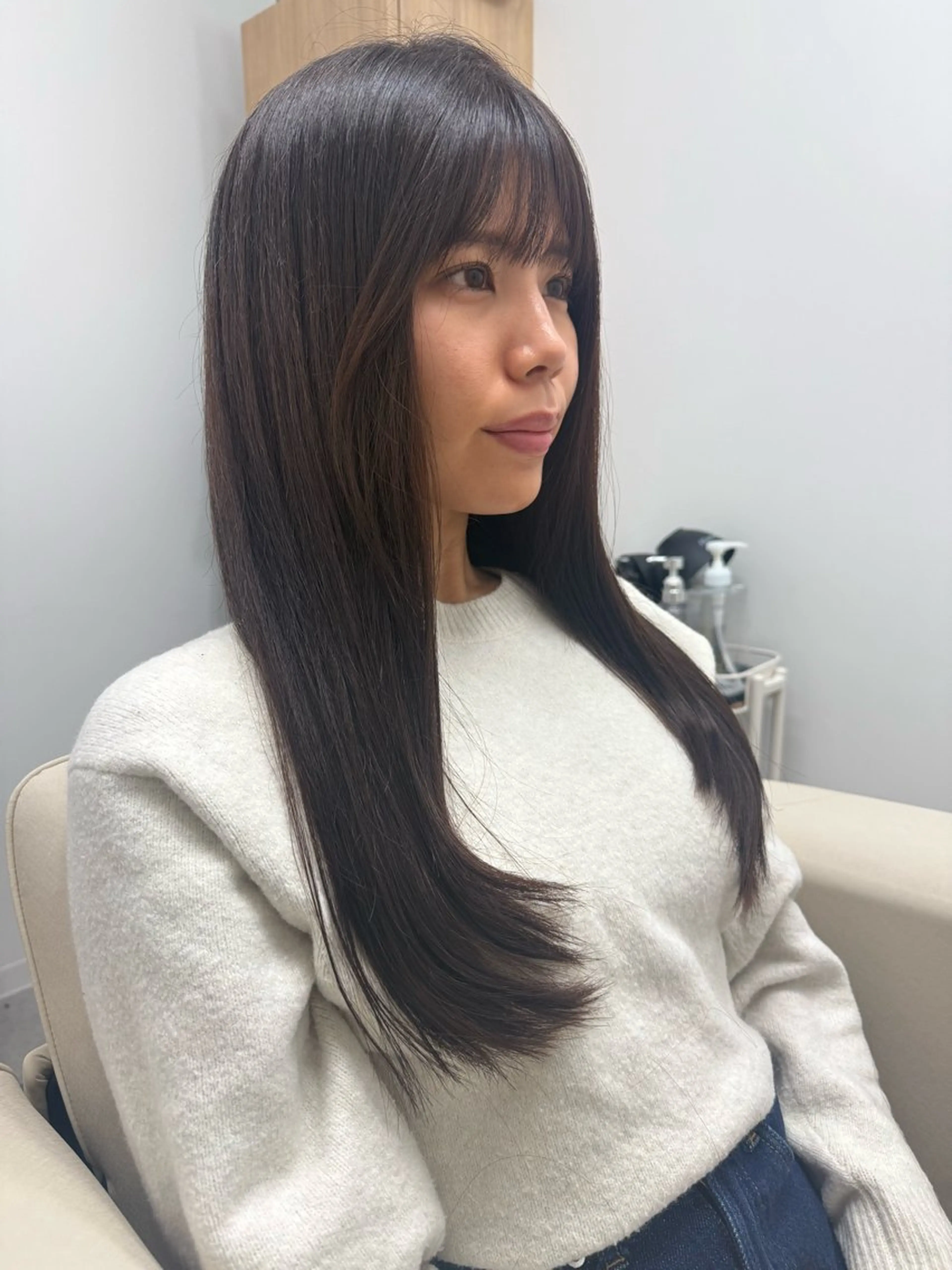 ロング レイヤーカット カット ヘアカラー 完全個室/misa /オーガニック🌿のヘアスタイル