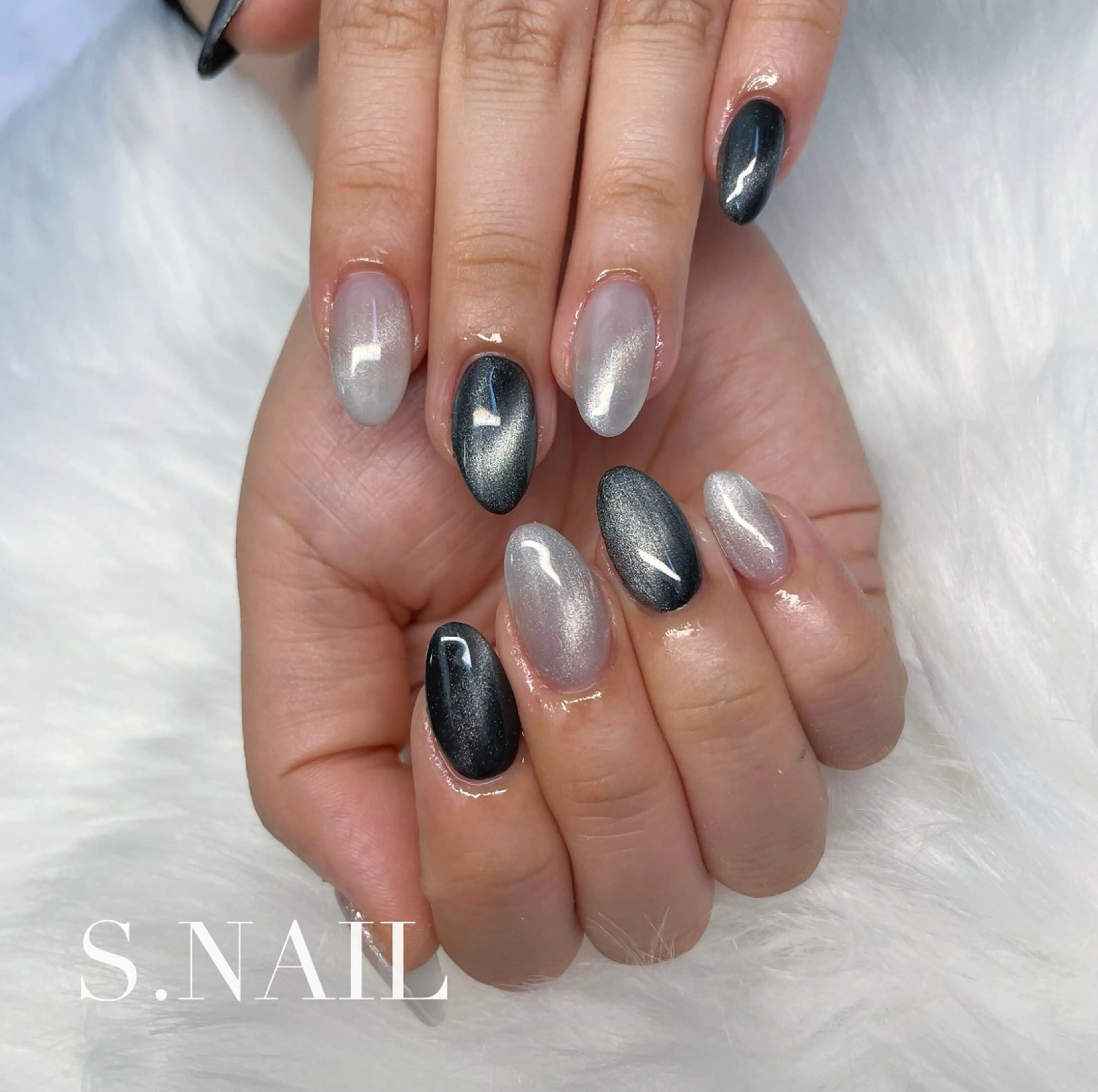 ネイル マグネットネイル ハンドネイル S♡NAIL所属・S.NAIL Suuのネイルデザイン