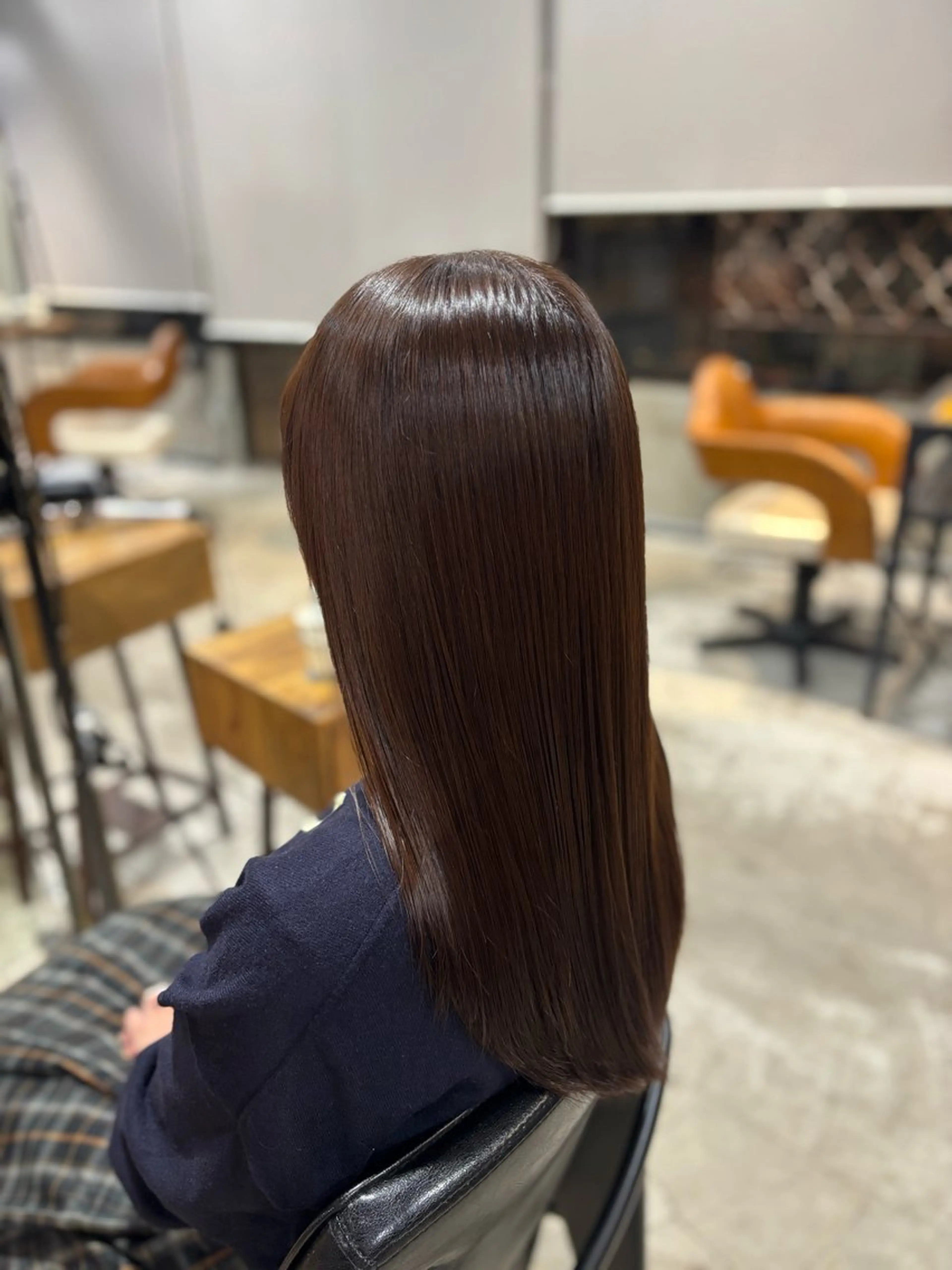 セミロング ヘアカラー トリートメント 🌺柔らか透明感 カラー🌊MAMIのヘアスタイル