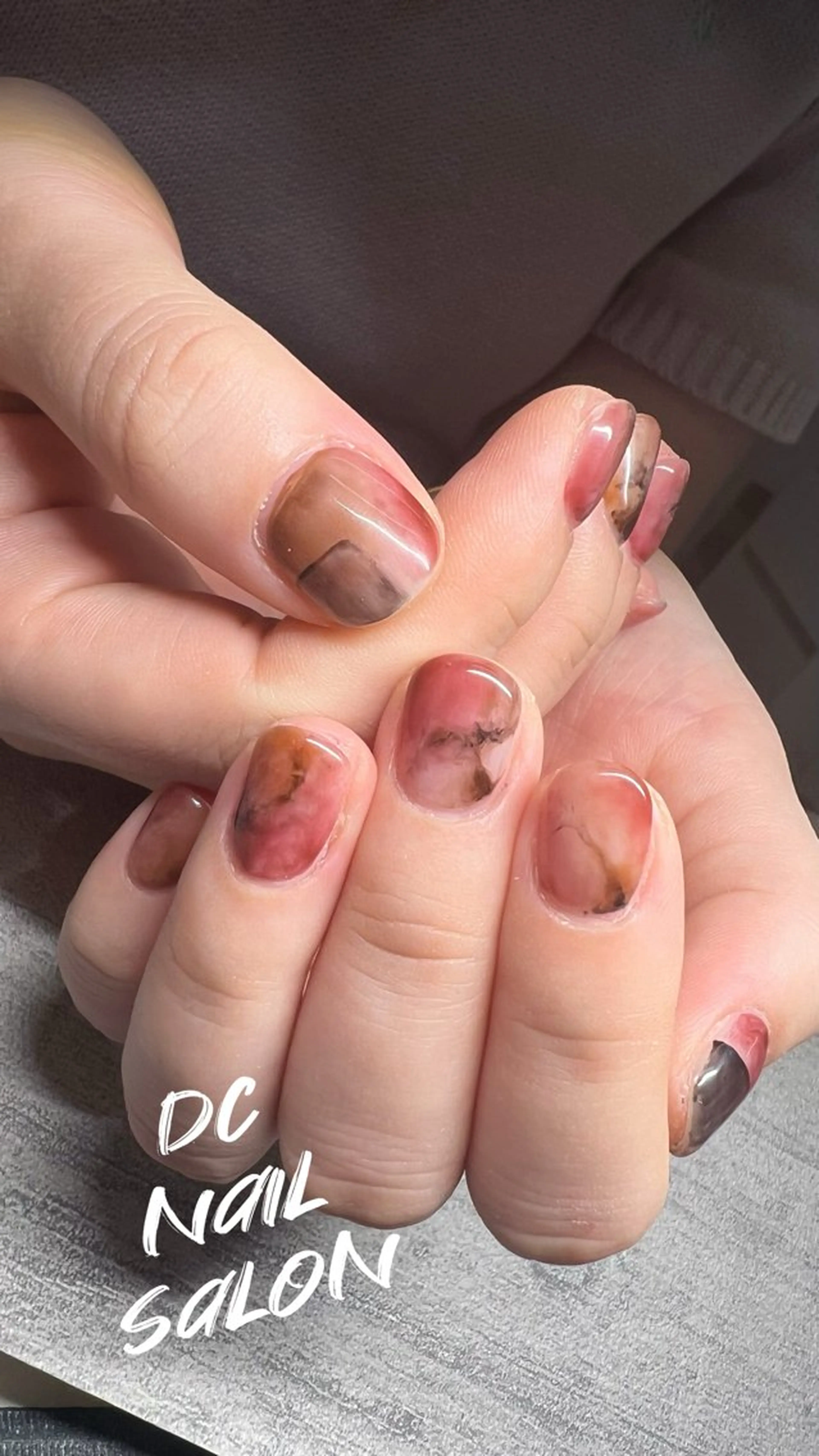 ネイル アートネイル 入学式 フレンチネイル ジェルネイル グラデーション DC nail salonのネイルデザイン
