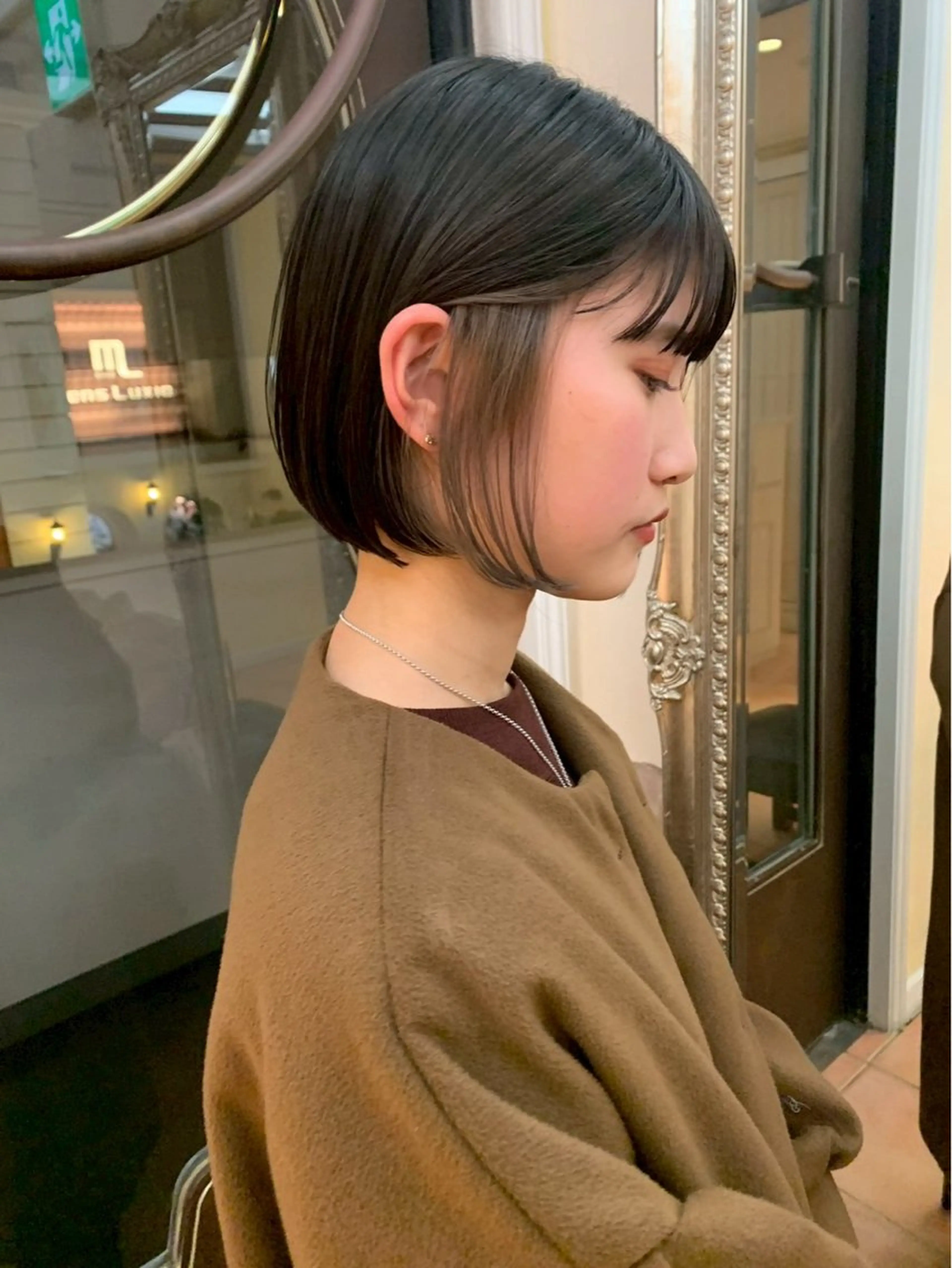 ショート ヘアカラー トリートメント yu koのヘアスタイル