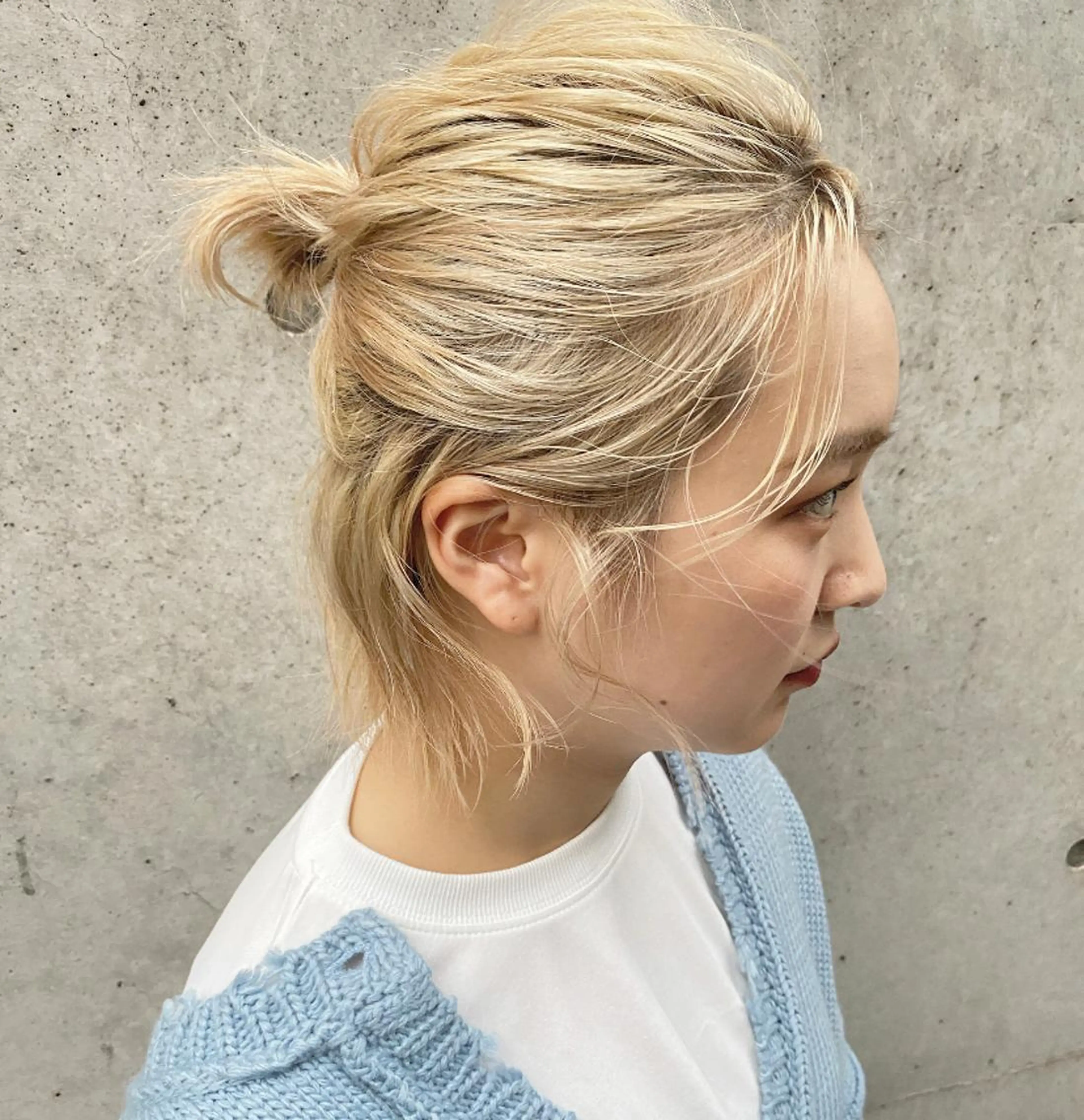 ショート カラー ベージュカラー ブロンド ブロンドベージュ グレージュ ハイトーンカラー カット ヘアカラー トリートメント ヘアセット 🧡色落ちまで2度綺 麗なカラー🧡ヨシキのヘアスタイル