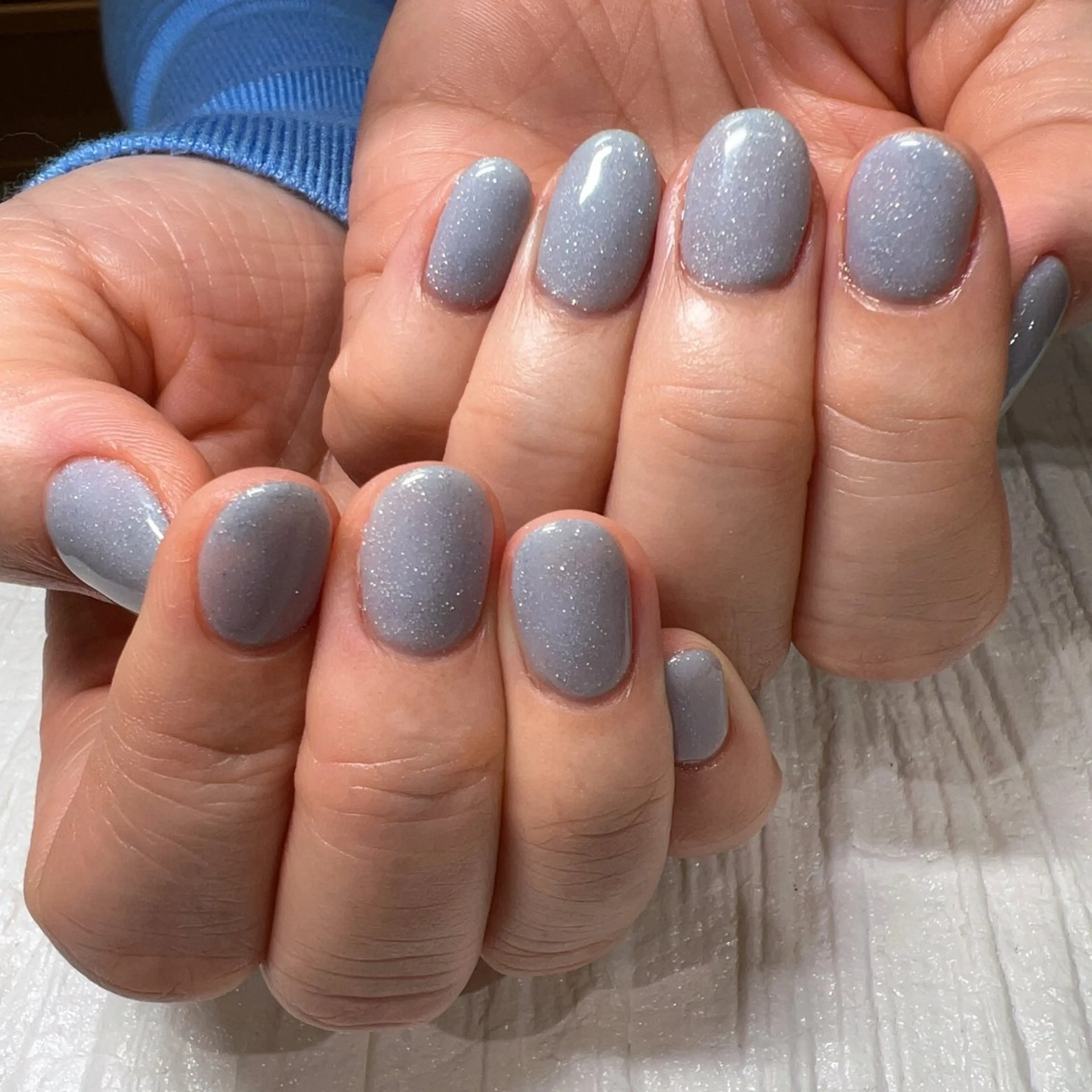 ネイル ラメ(グリッター) ワンカラーネイル Total Beauty Salon CURE 津田沼店所属・イエティ .のネイルデザイン