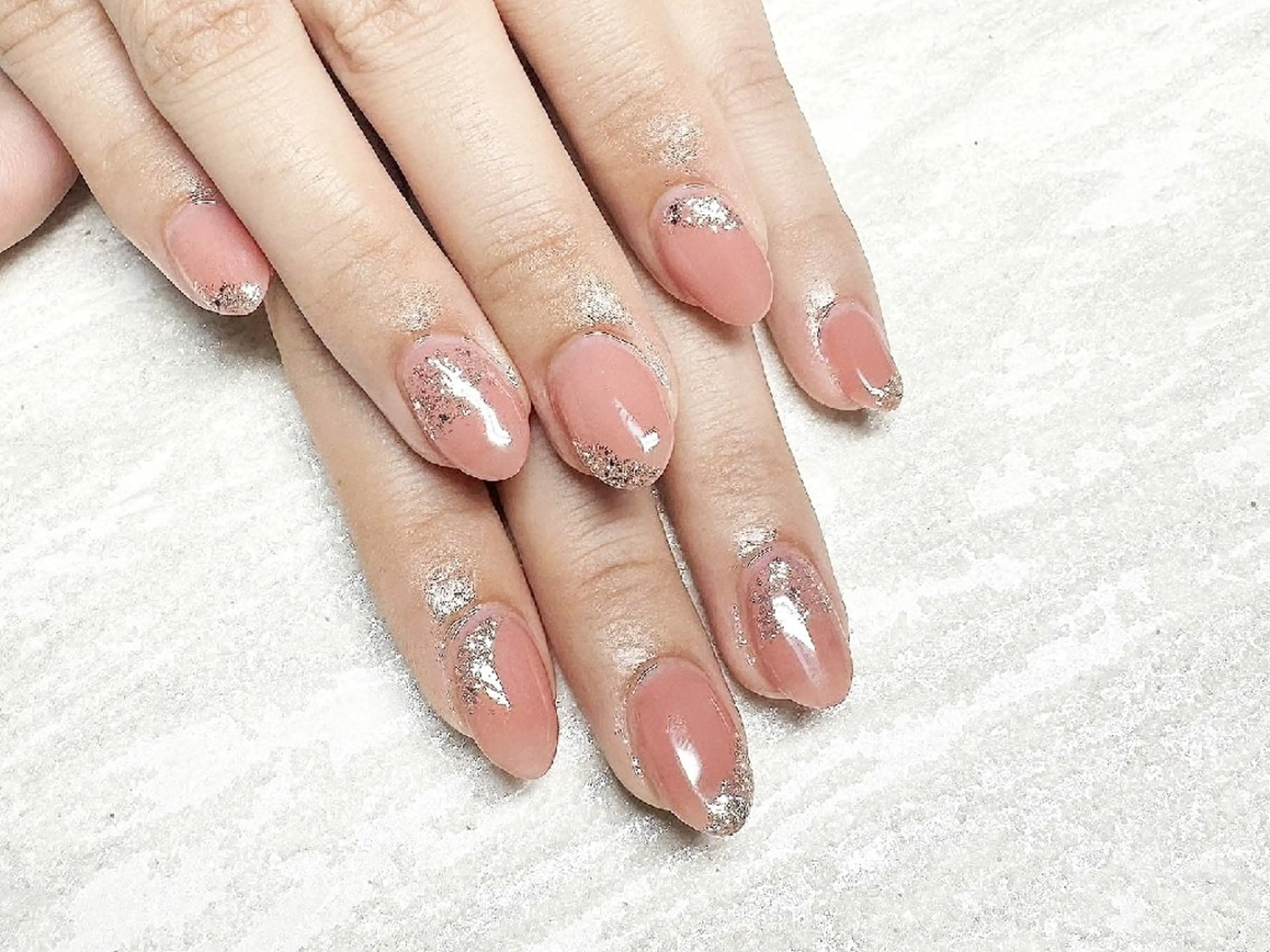 ネイル アートネイル フラワーネイル 韓国ネイル マグネットネイル ピンク ハンドネイル JULIE NAILのネイルデザイン