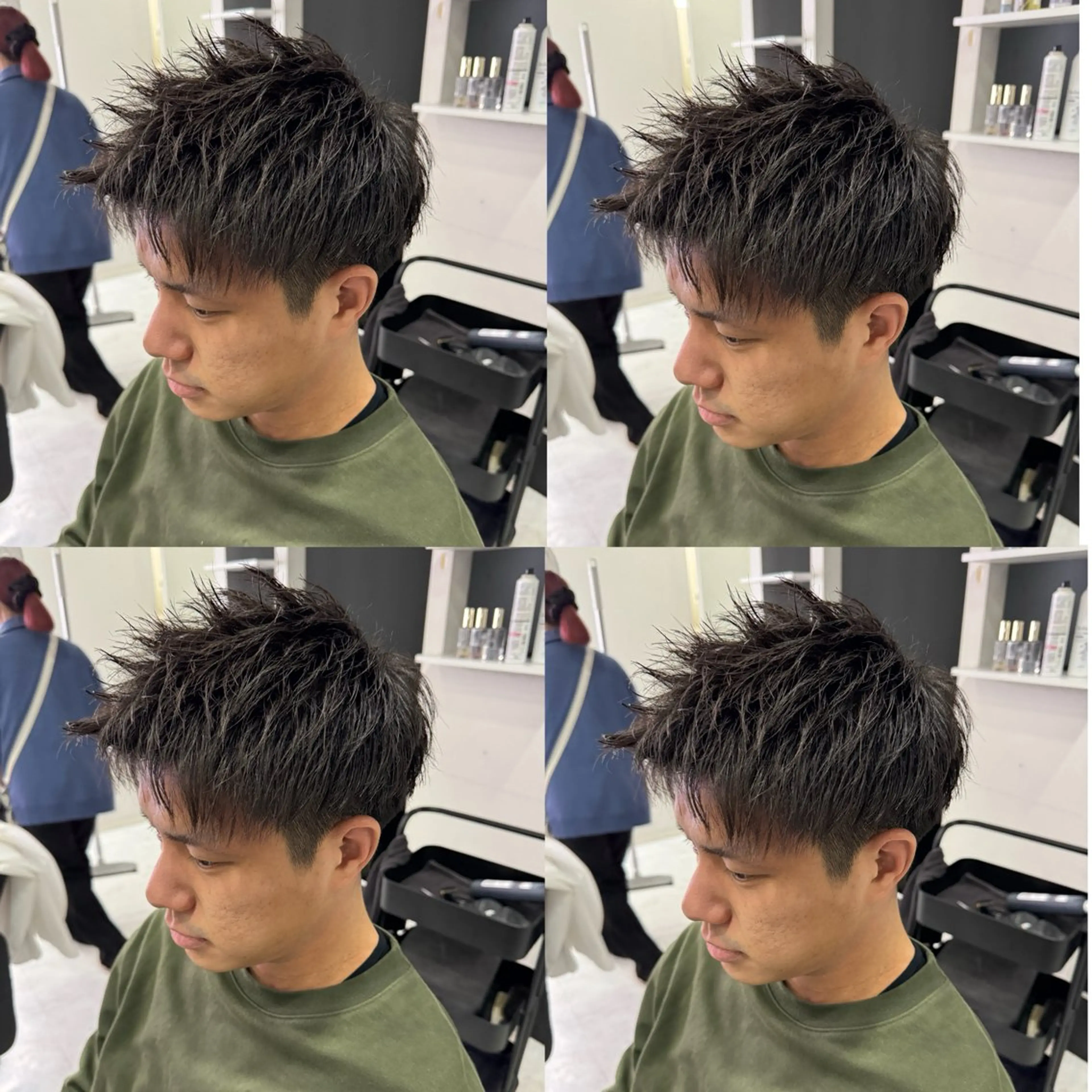 ショート メンズ カット 🟣メンズパーマ 川端 永遠🟣のヘアスタイル