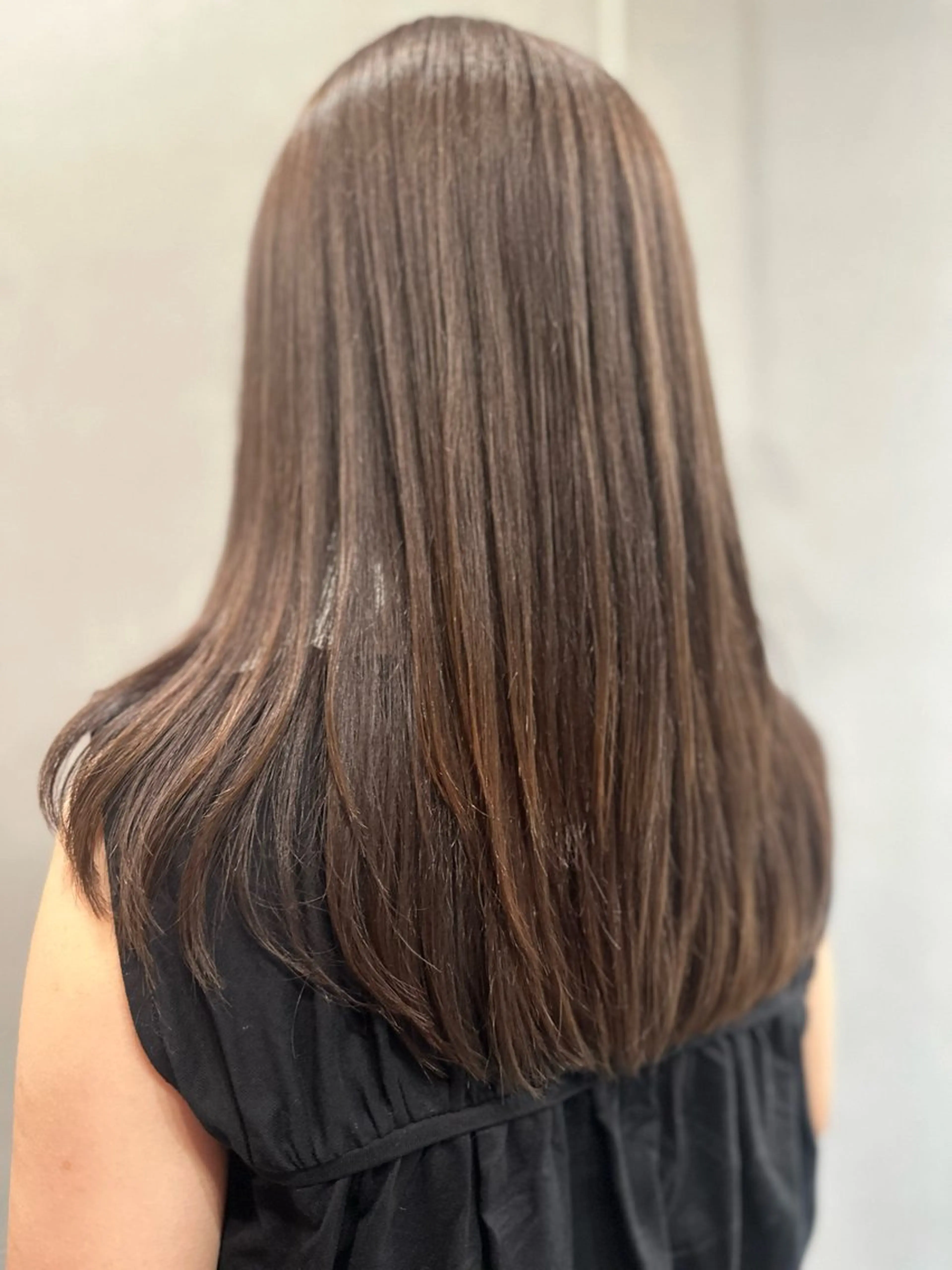ロング カラー カット ヘアカラー トリートメント K Harukaのヘアスタイル