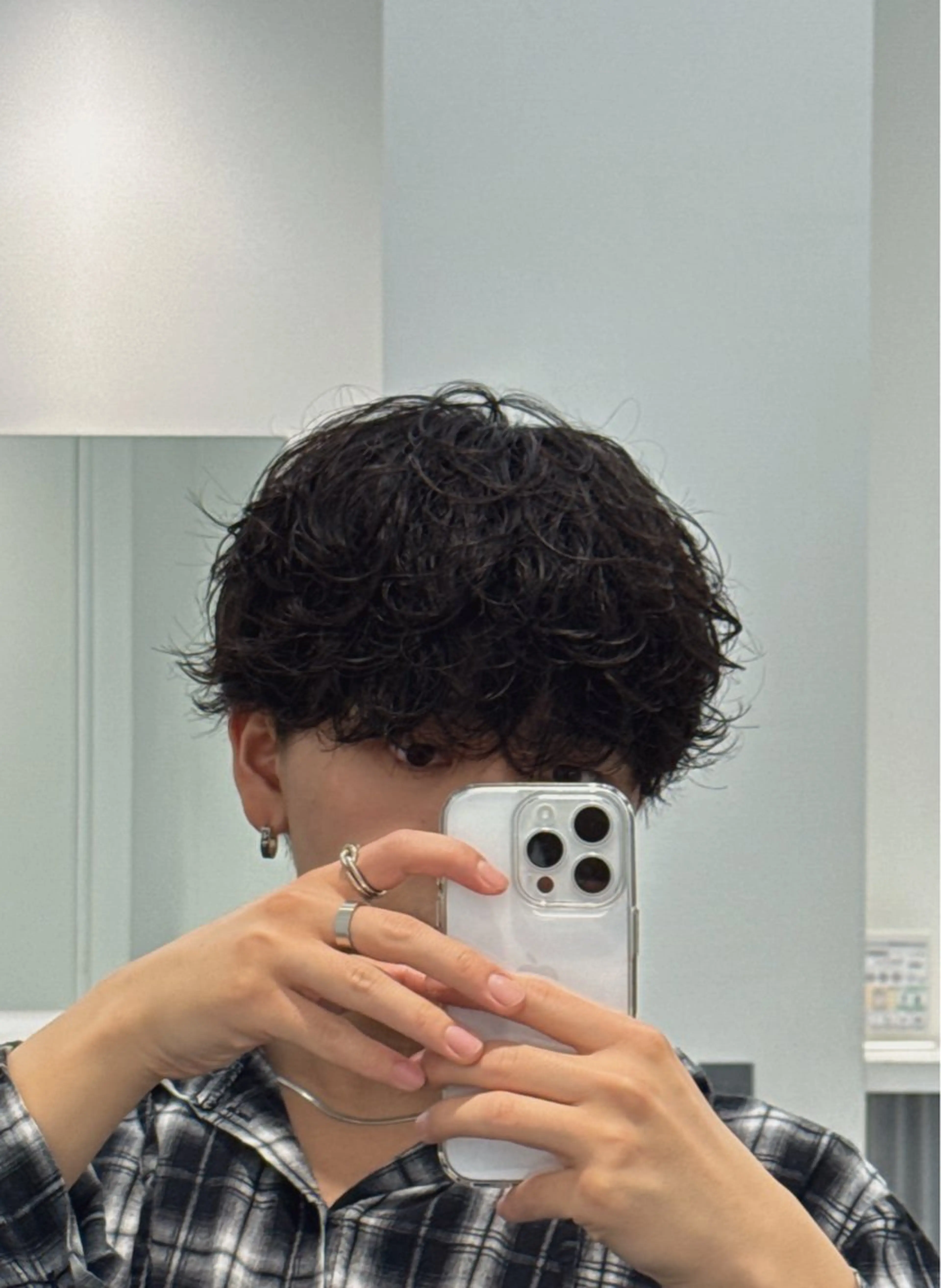 カット＋シャドウパーマの写真