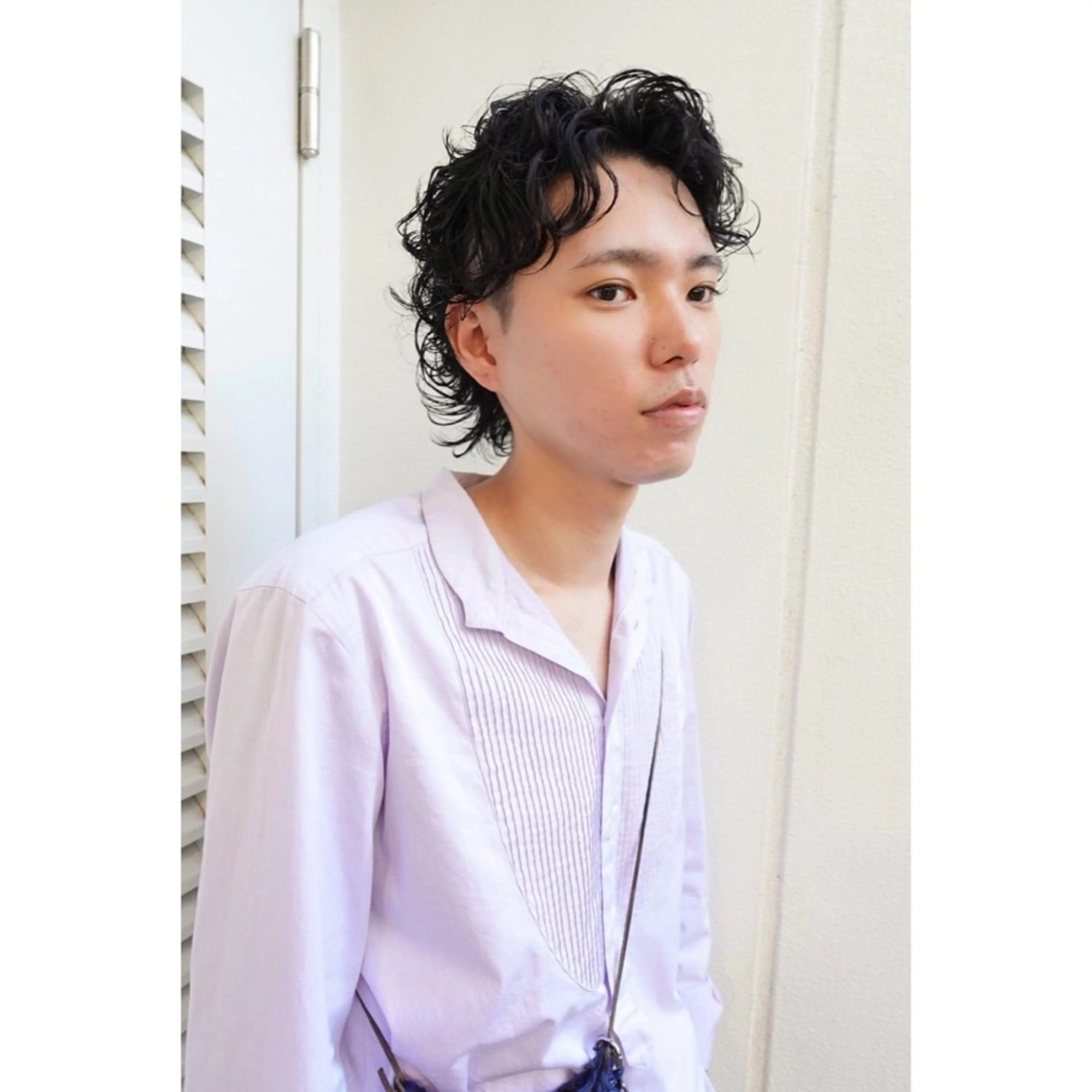 ショート パーマ LECO所属・渋谷メンズカット 柏原圭希のヘアスタイル