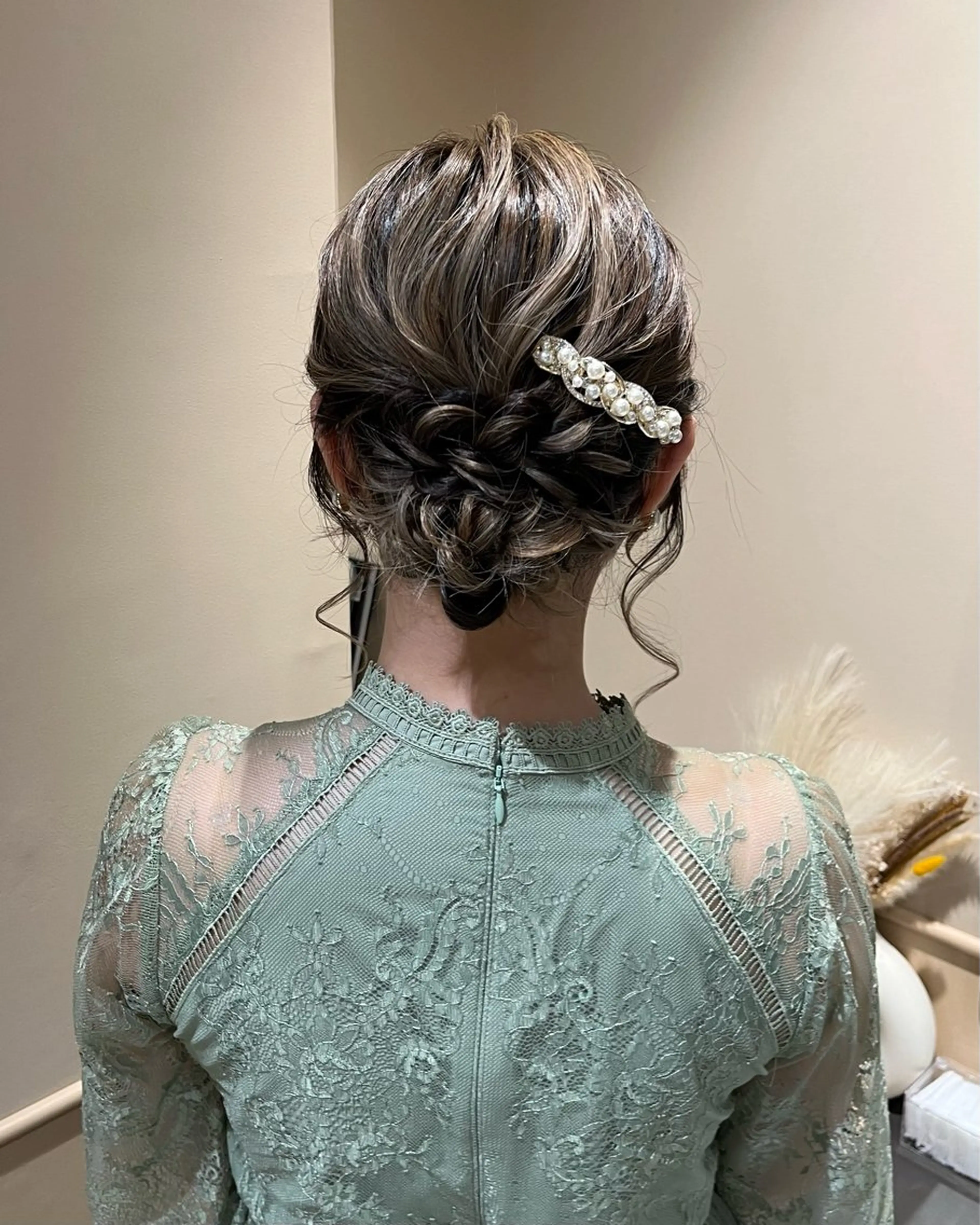 セミロング ヘアアレンジ ヘアセット 🫧tomoka 透明感カラー🫧のヘアスタイル