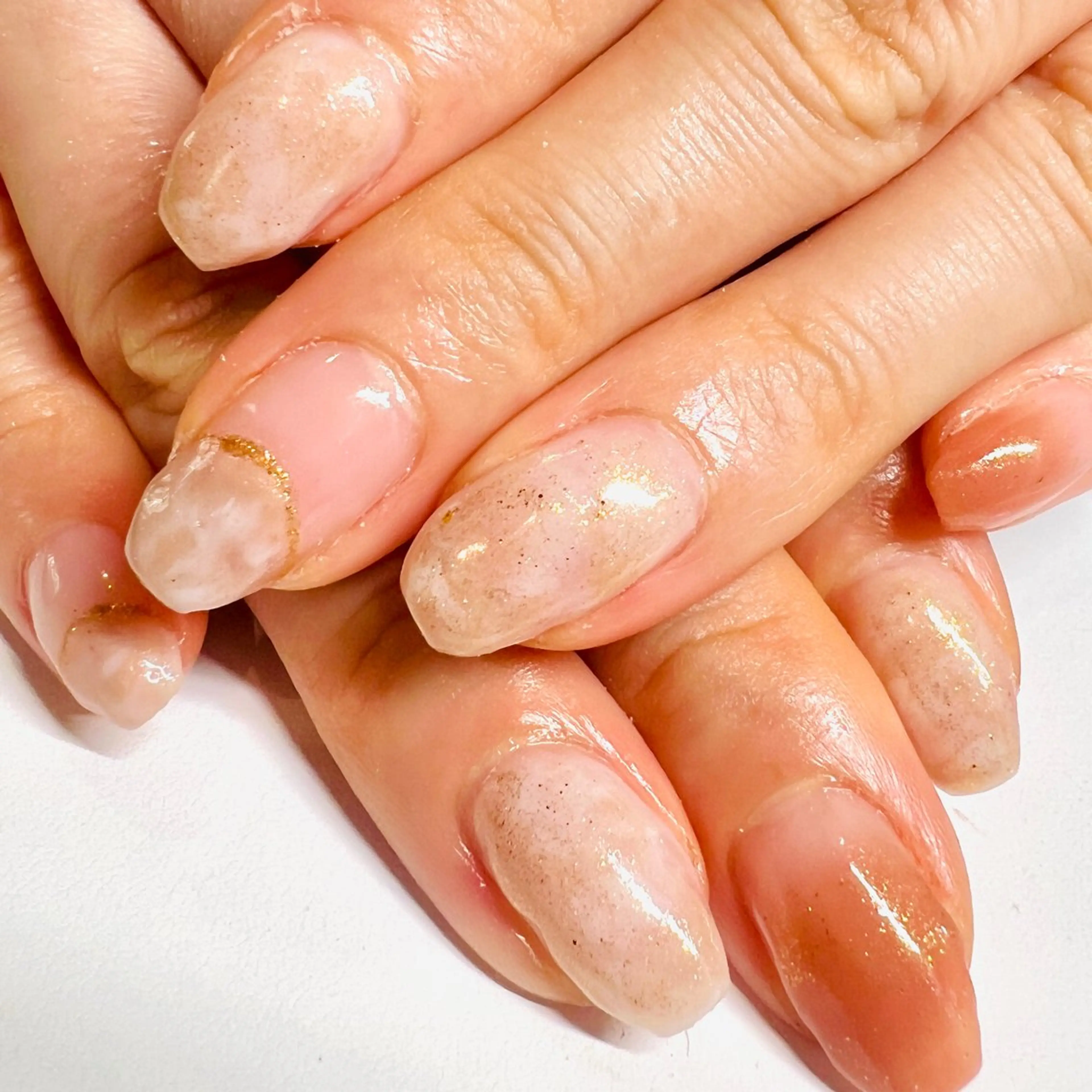 ミディアム ハンドネイル Nail Salon midnightのネイルデザイン