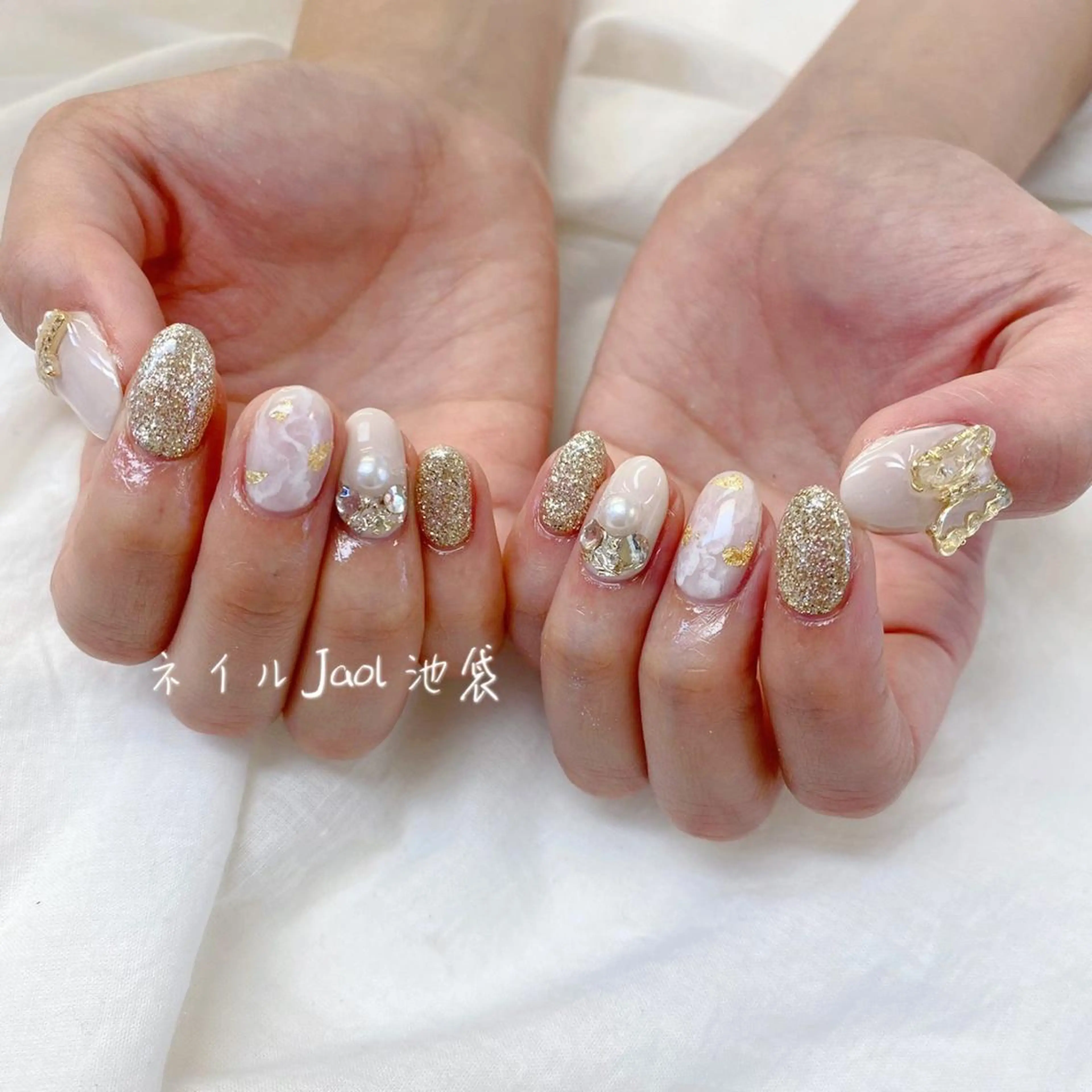 ミディアム nail jaol池袋店所属・ネイルJaol 池袋のネイルデザイン