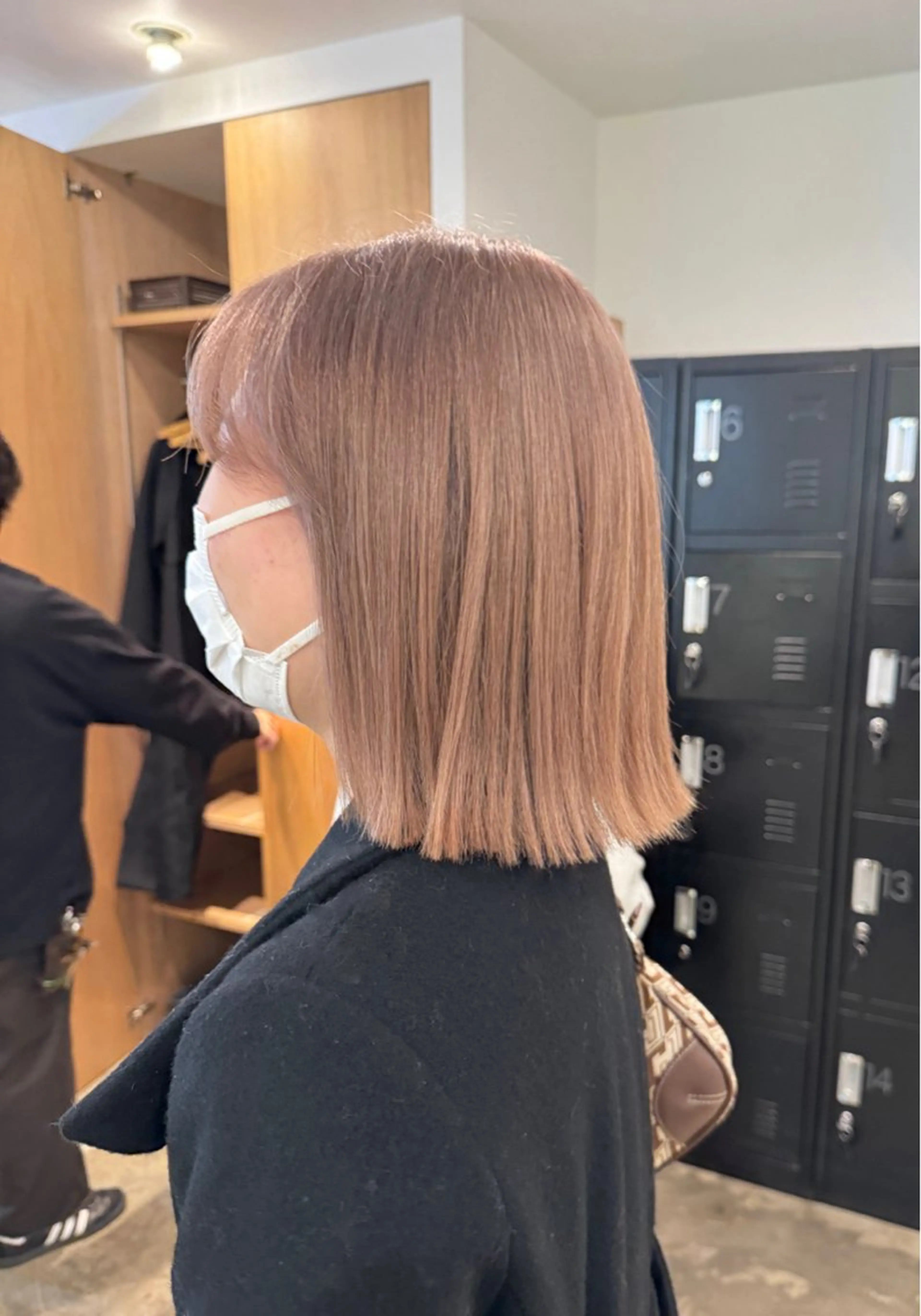 ショート カラー ベージュカラー ブリーチ ボブ 縮毛矯正 カット ヘアカラー 聖斗 /ハイトーン/パーマのヘアスタイル