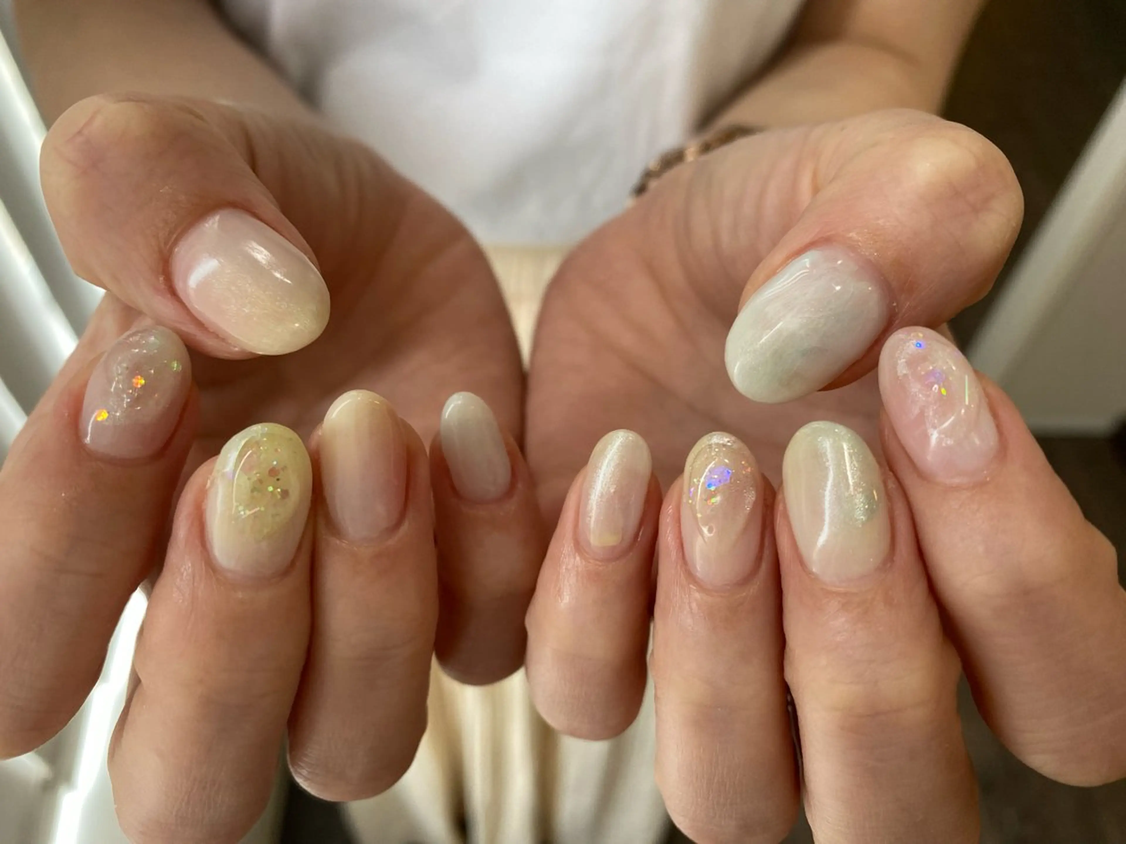 ネイル ニュアンスネイル Yarm As Etel　。のネイルデザイン