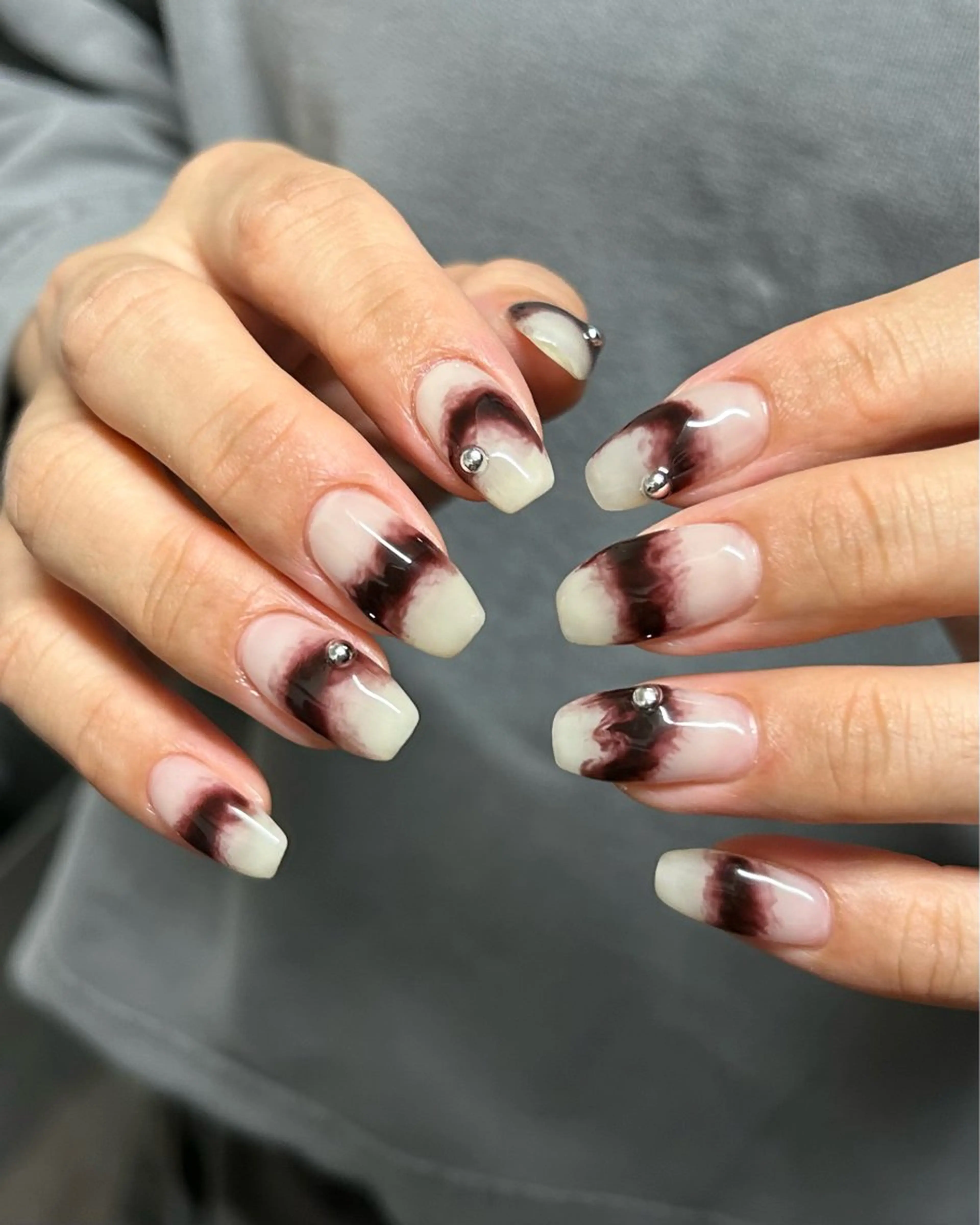 ネイル ハンドネイル ニュアンス _misakiのネイルデザイン