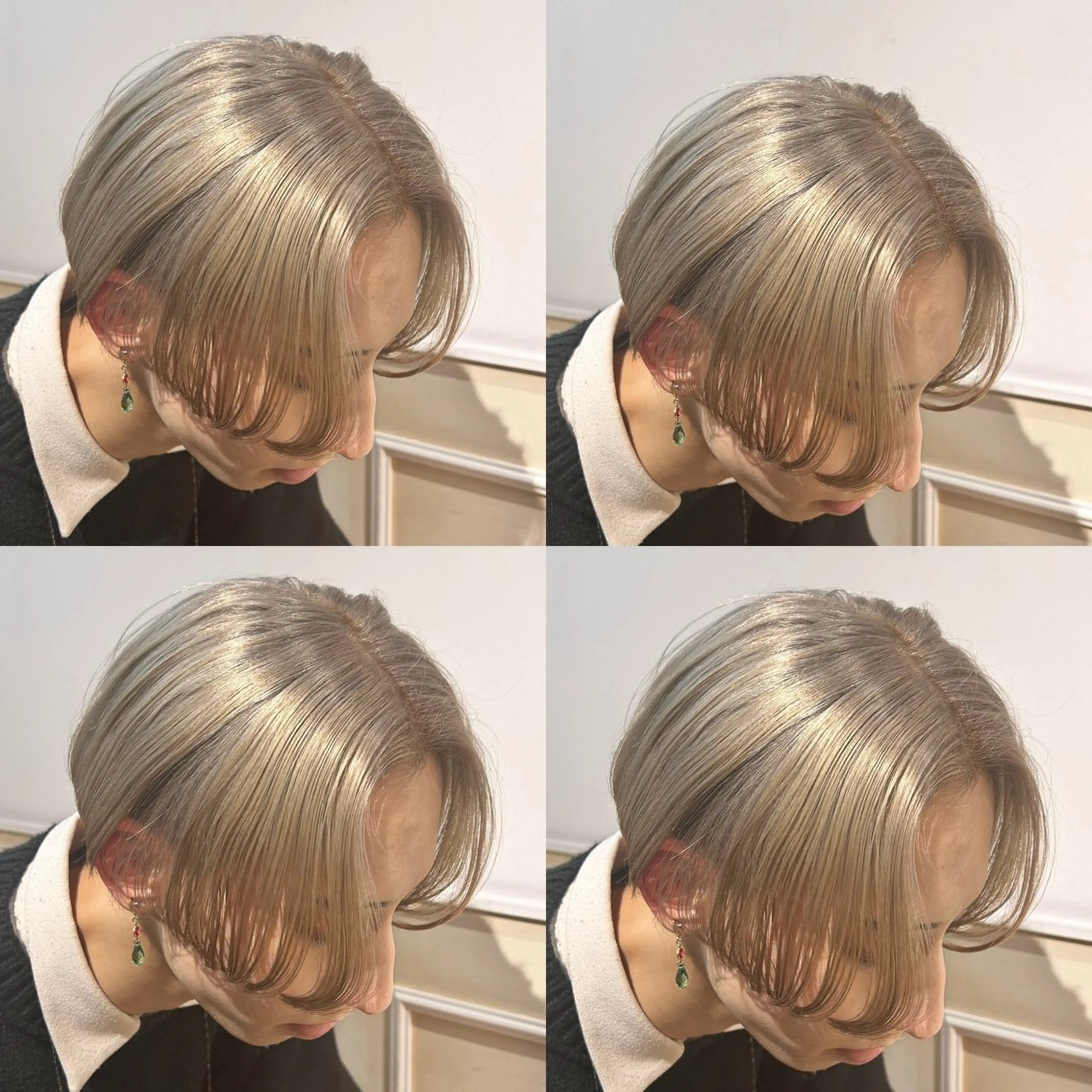 カラー メンズ ベージュカラー ミルクティーベージュ カット トリートメント 韓国レイヤー ×髪質改善✨純大のヘアスタイル