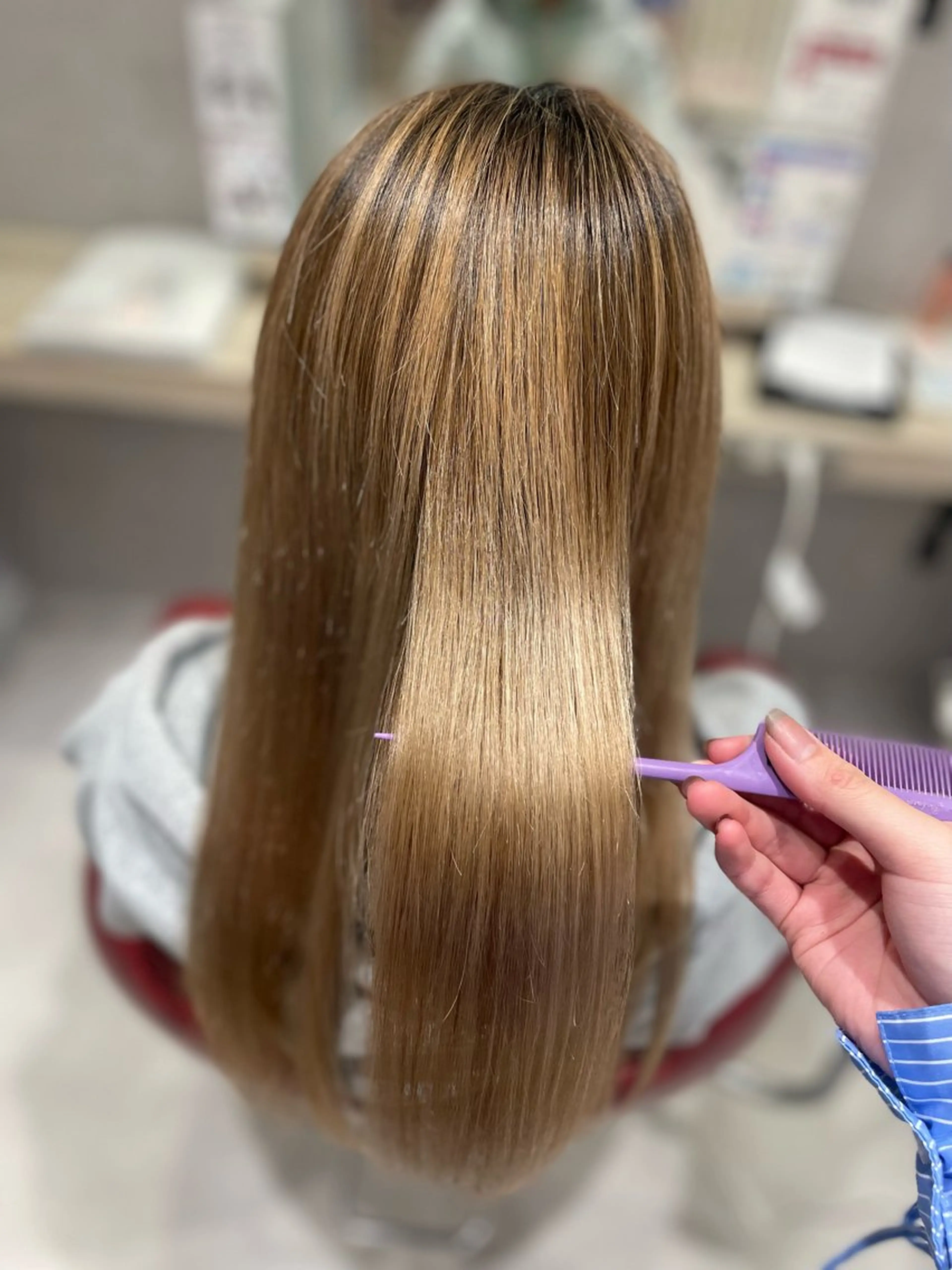 Wiz都賀所属・加藤 菜月のヘアスタイル