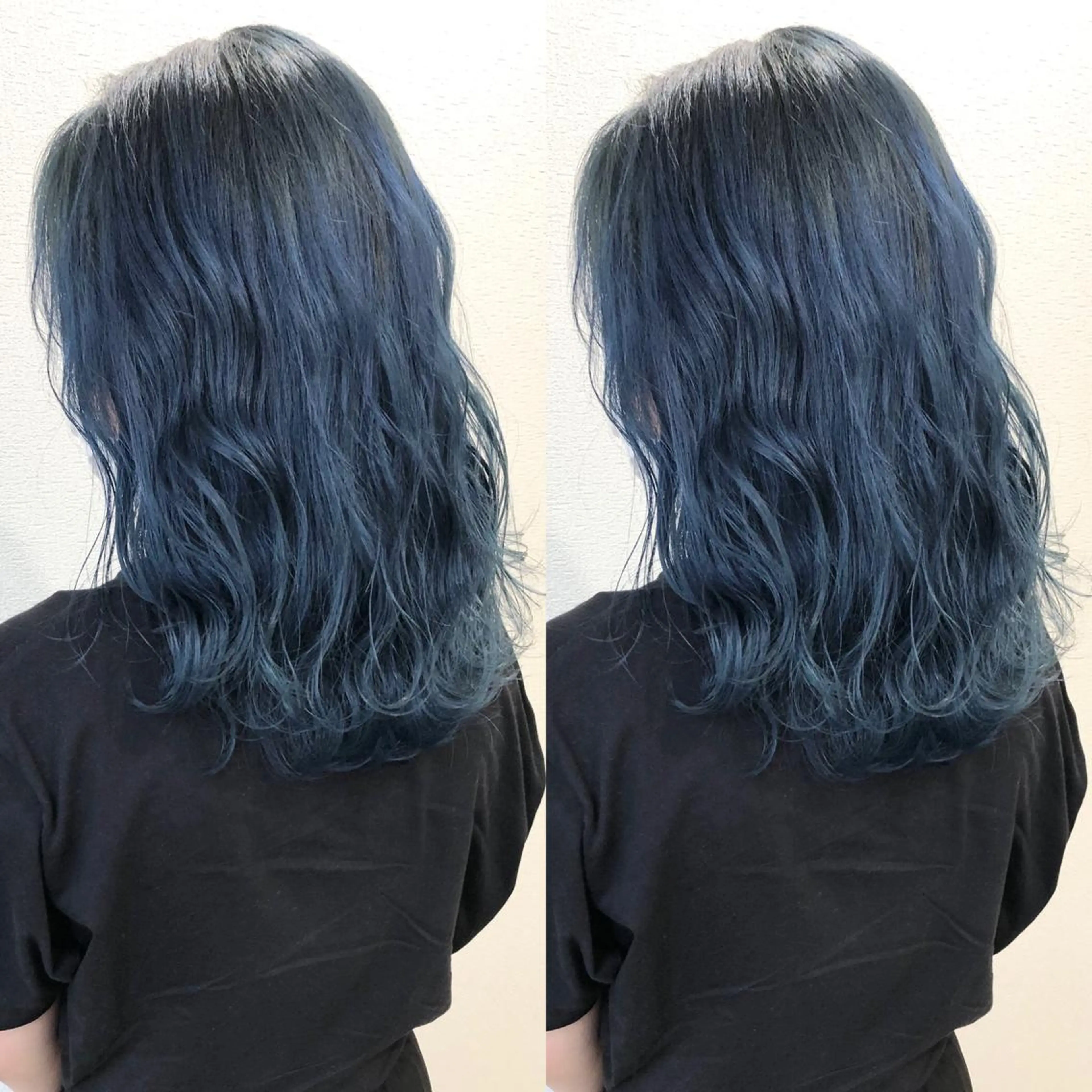 セミロング カラー ヘアカラー Hanna by W_SALONのヘアスタイル
