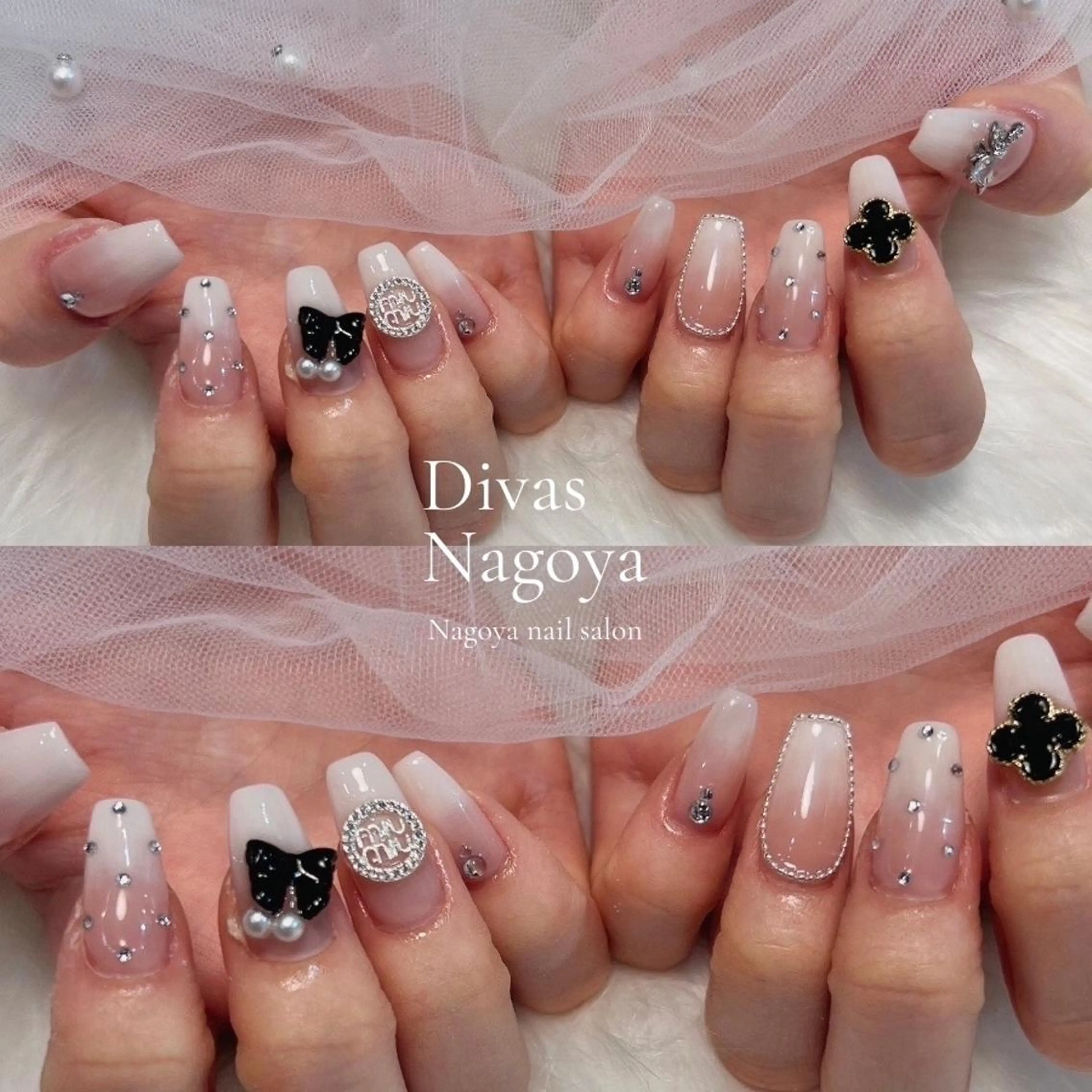 ネイル 長さ出し ジェルネイル 韓国ネイル マグネットネイル 持ち込み 🎀Sakae D.d nail🎀のネイルデザイン