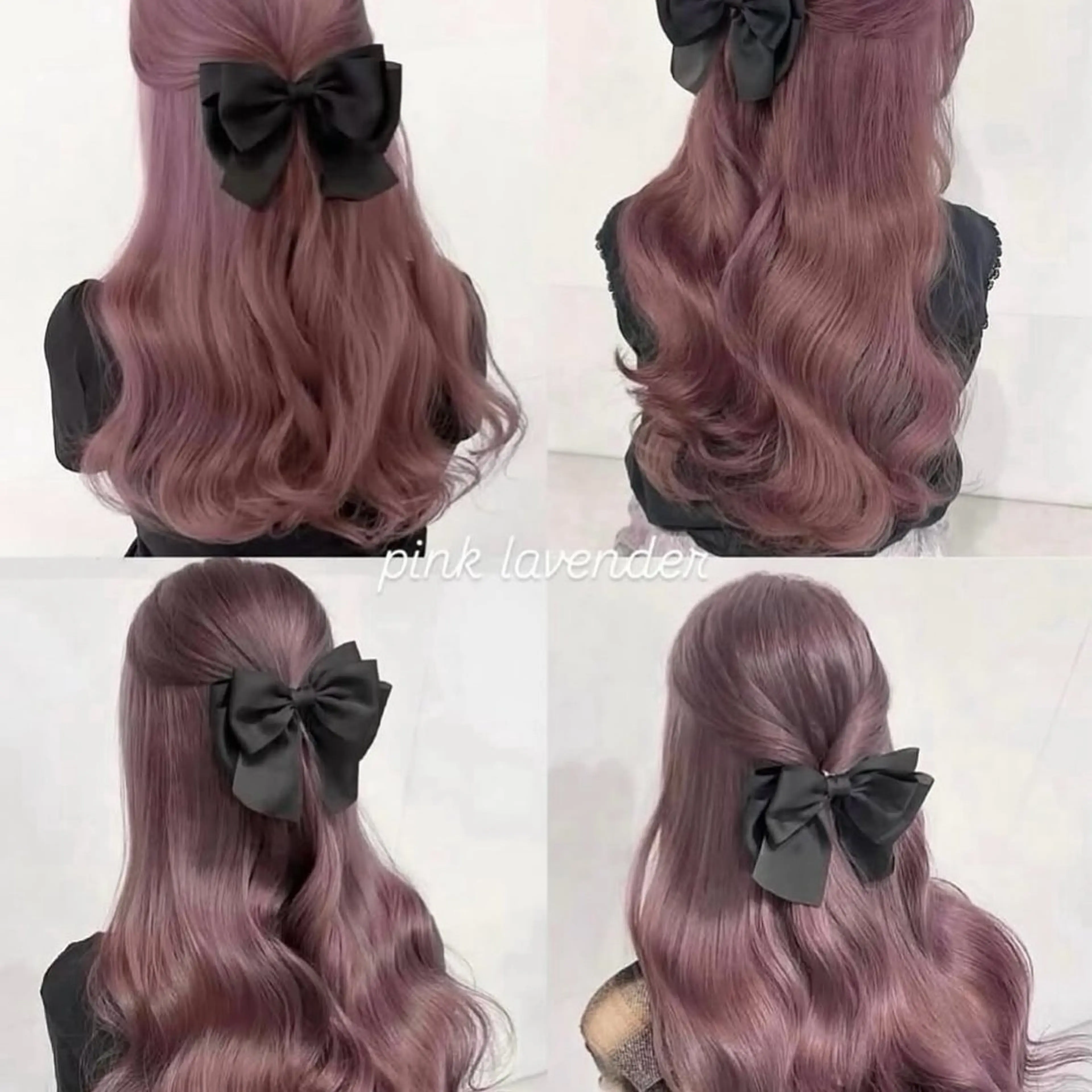 ロング カラー ブリーチ 透明感カラー ダブルカラー ラベンダーカラー ブリーチなしカラー MIL所属・🎀透明感カラー🎀 ミサキのヘアスタイル