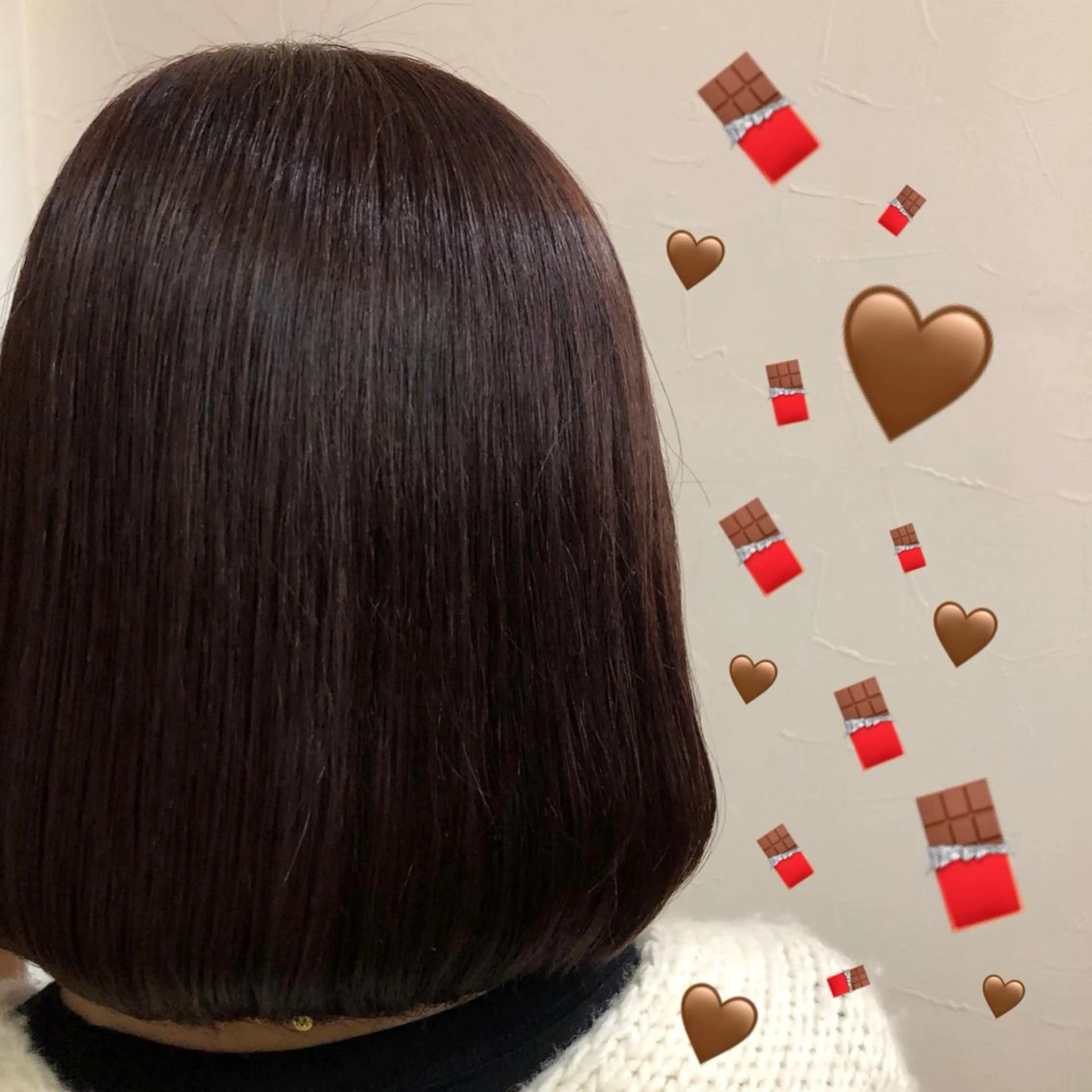 ミディアム カラー ブラウンカラー チョコレートブラウン 縮毛矯正 🍊🍊COコ かぢあおい🍊🍊のヘアスタイル