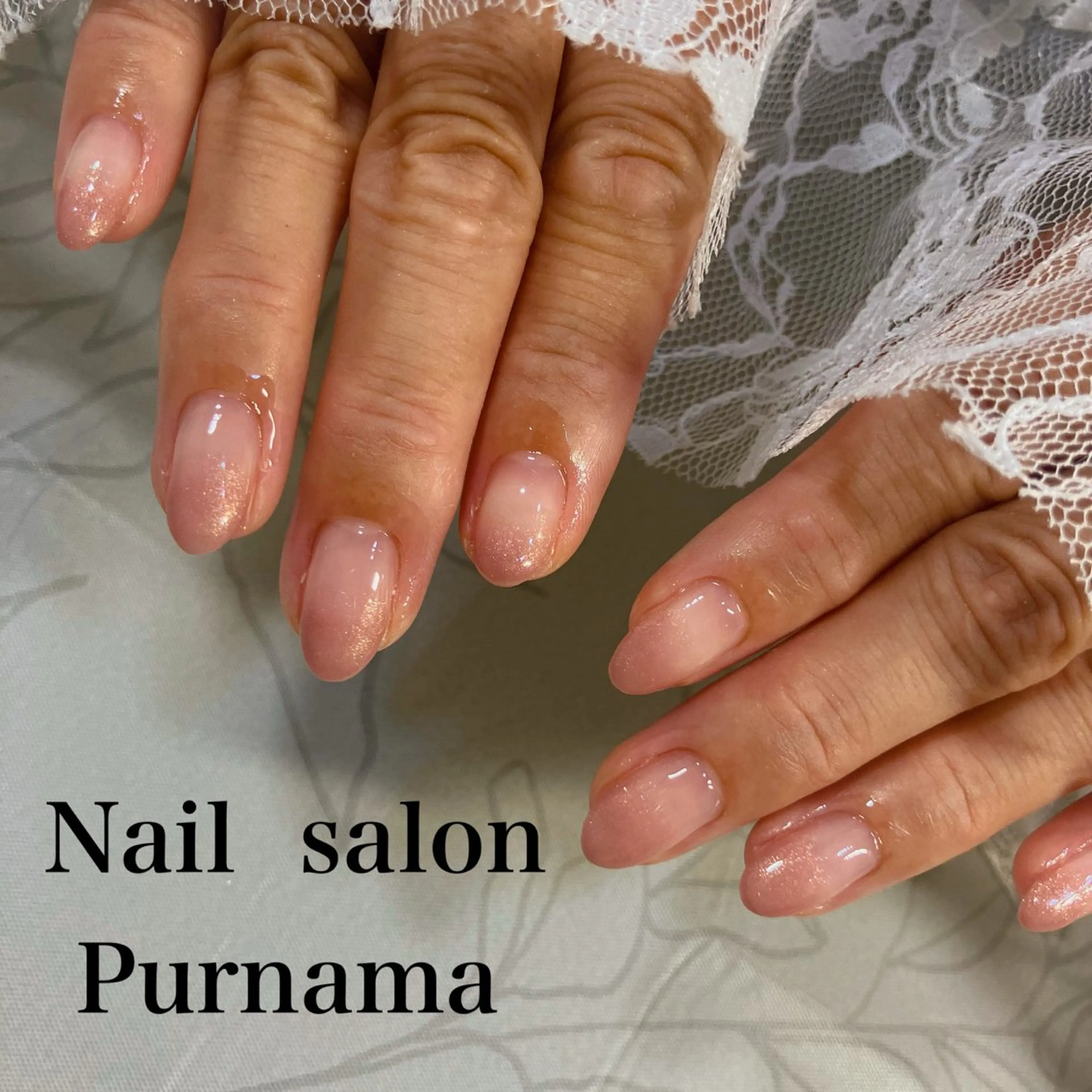ネイル ハンドネイル Purnama(ﾌﾟﾙﾅﾓ)所属・Purnama あきのネイルデザイン