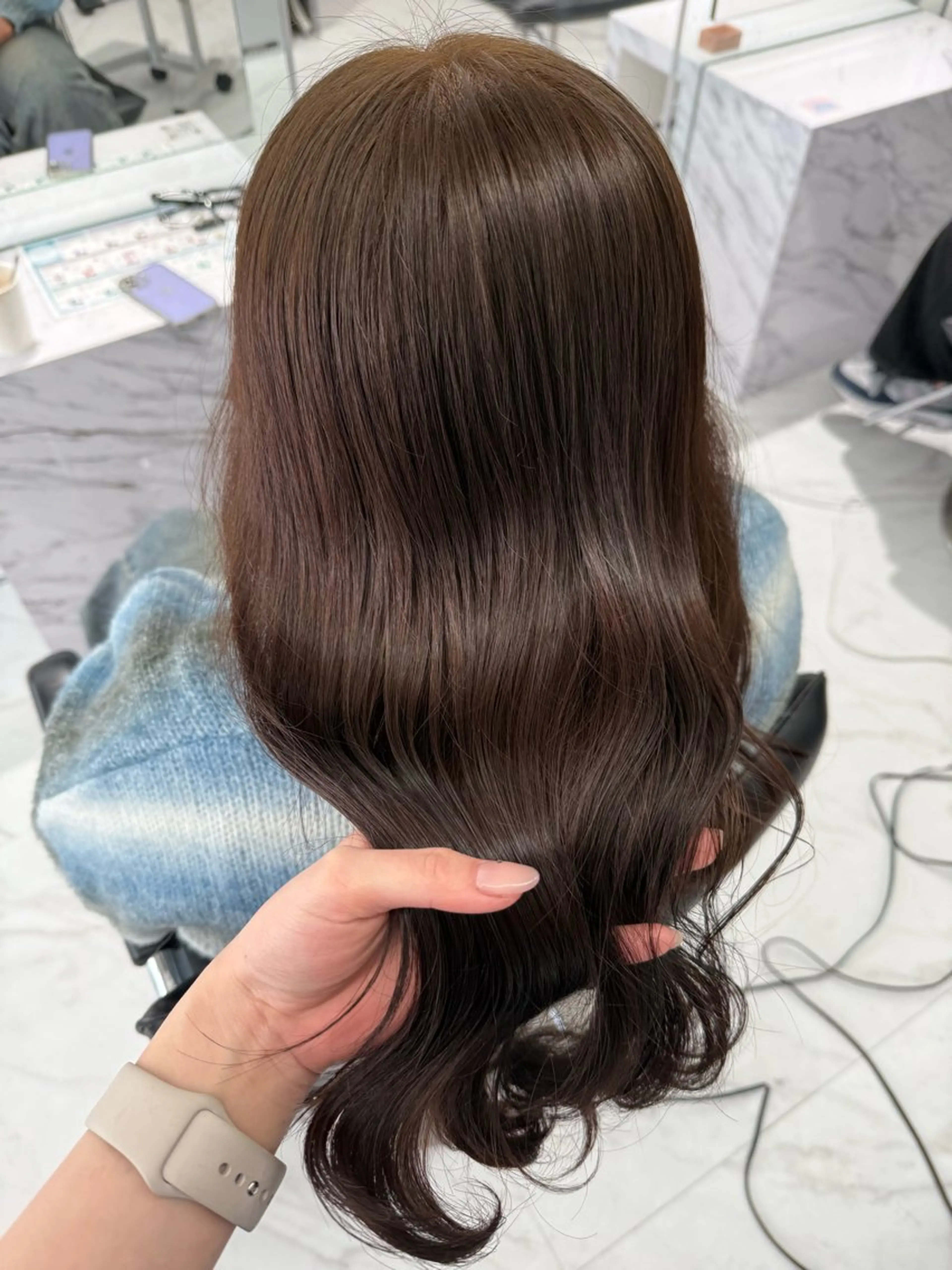 ヘアカラー sena⌇ボブ ⌇透明感カラー🦙♡のヘアスタイル
