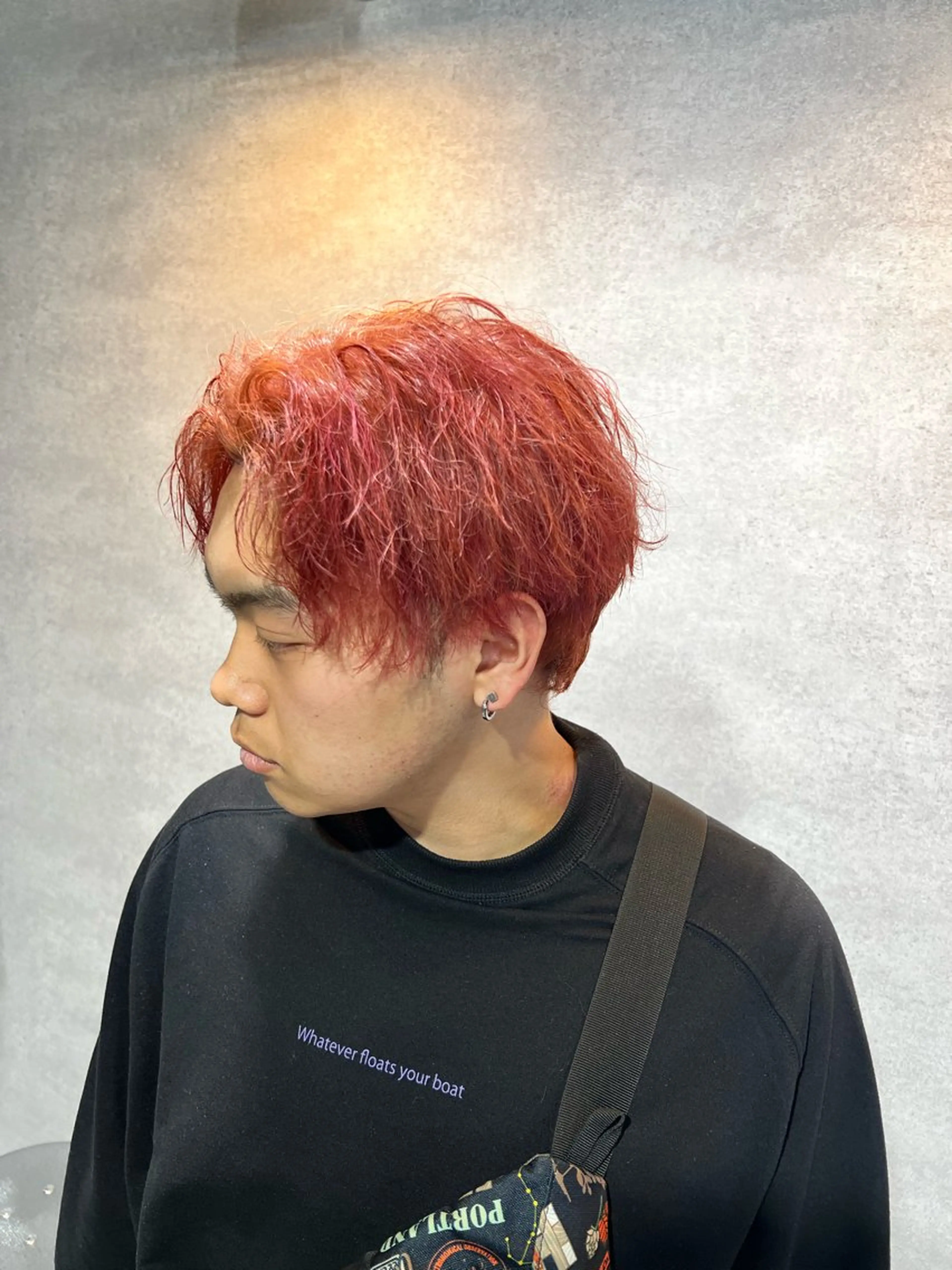 パーマ メンズ メンズハイトーン メンズ韓国風 メンズ特化💎 nayu❄️のヘアスタイル