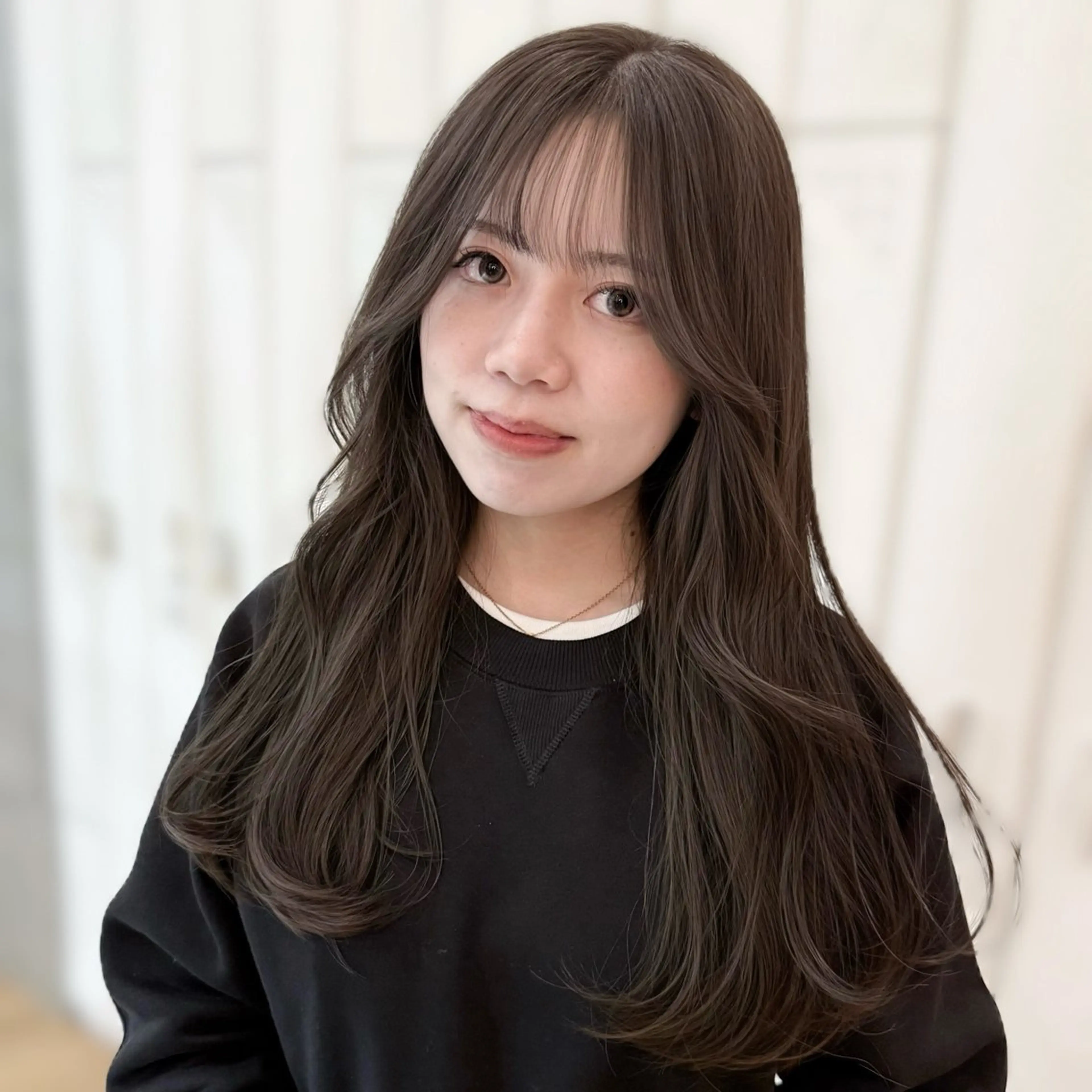 【透明感が一気にUP】透明感カラー+艶たっぷり2stepトリートメント 💖⚠︎︎カットなしの写真