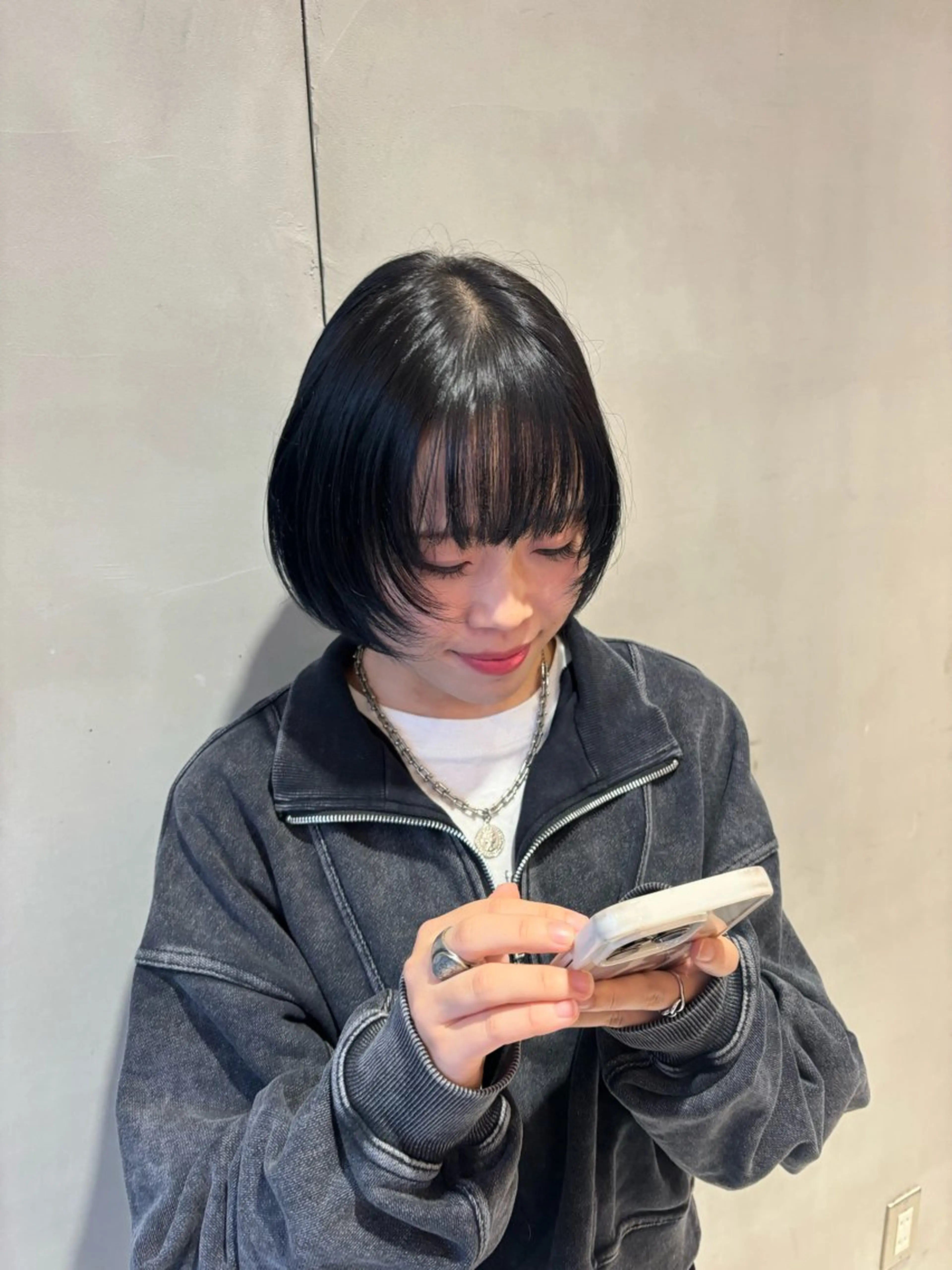 ショート カラー ヘアアレンジ 艶髪/レイヤーカット 🐣misakiのヘアスタイル