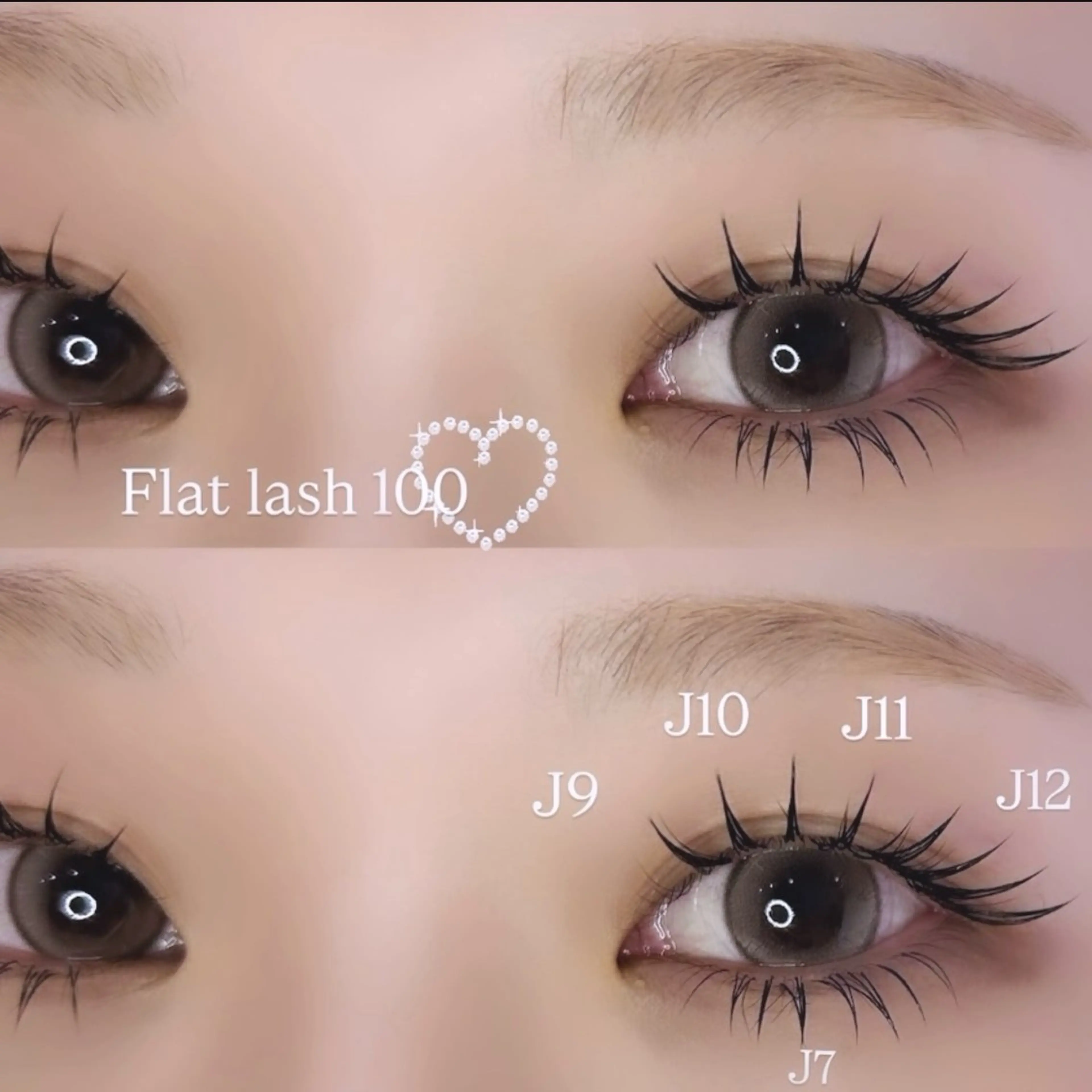 マツエク・マツパ フラットラッシュ 下まつげエクステ マツエク GALN 🎀 yumi パリエクのマツエク・マツパデザイン