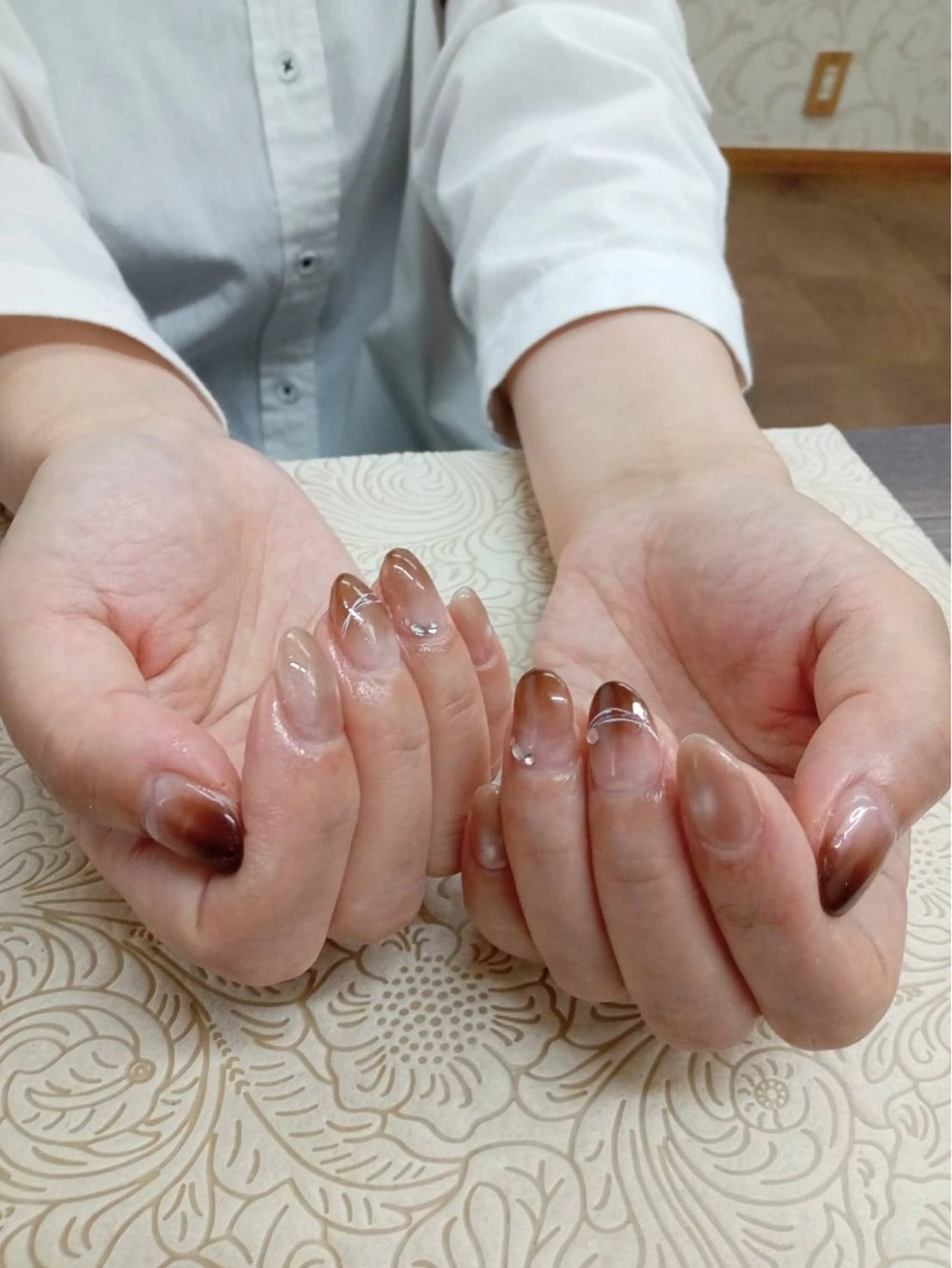 ネイル フラワーネイル precious nail room所属・precious nail roomのネイルデザイン