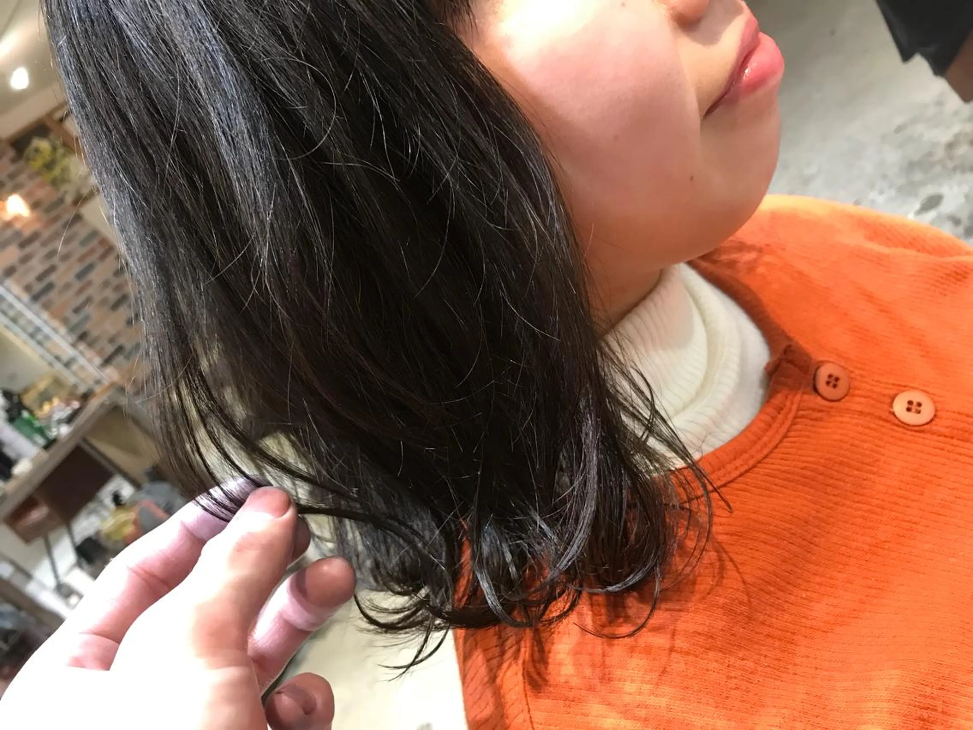 ミディアム カラー アッシュ ブルーカラー ブルーアッシュ 竹嶌 健吾のヘアスタイル