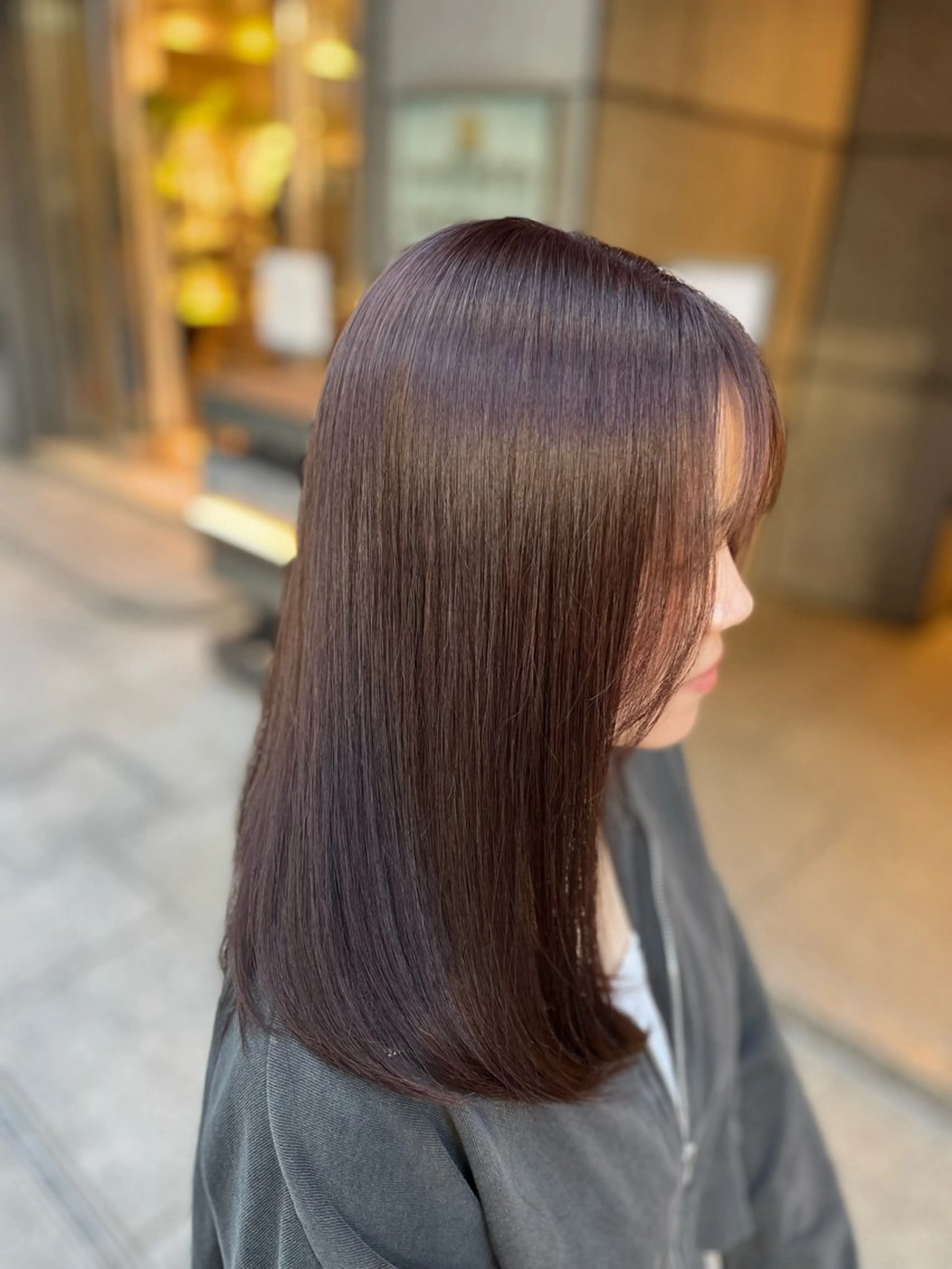 ミディアム カラー トリートメント クリスマス ヘアカラー トリートメント THE  ESCALA表参道所属・Hana🌷/ 透明感/艶髪/表参道のヘアスタイル