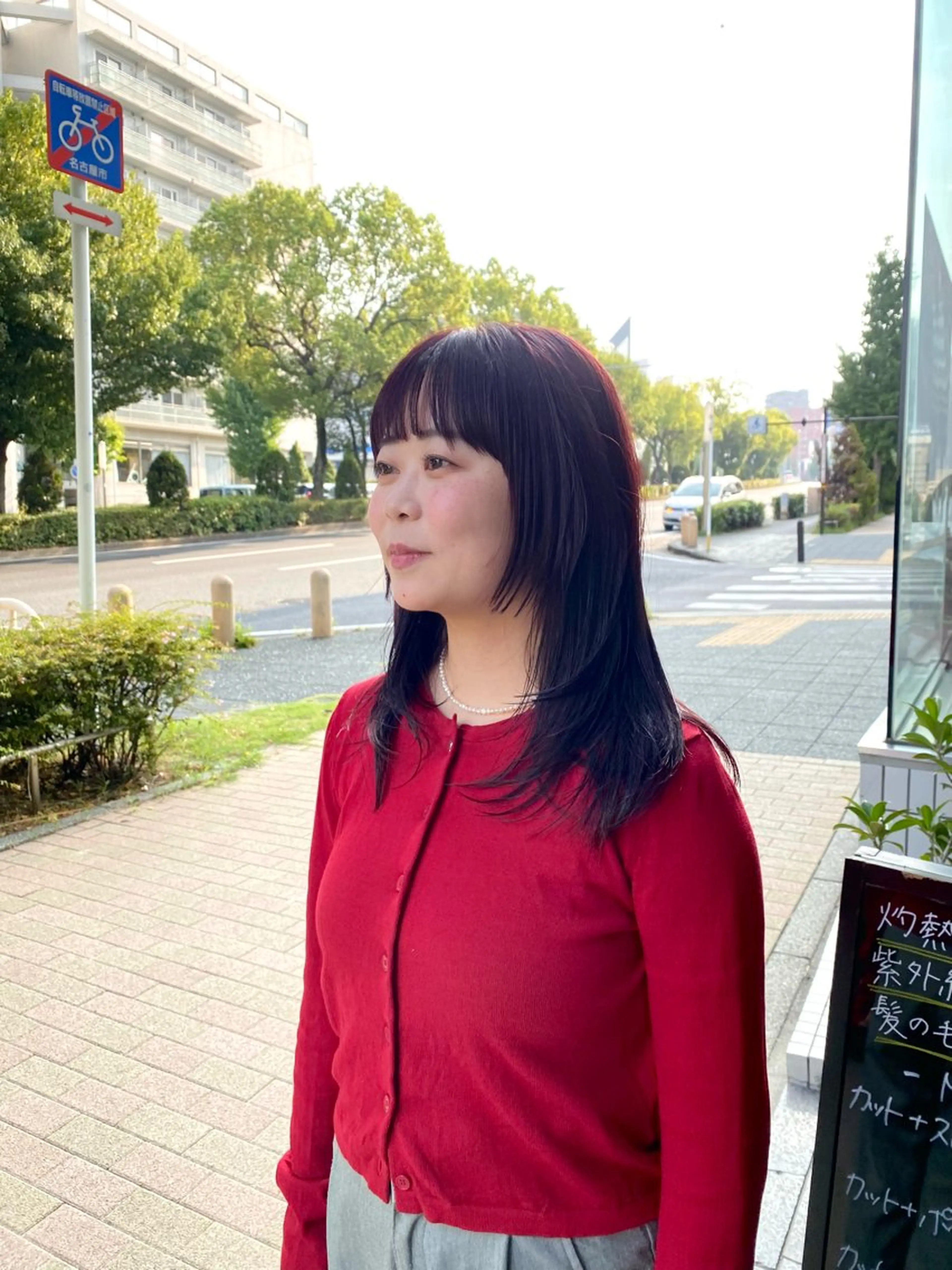 🌻ブリーチなしでも染まる【似合わせ暖色カラー】+カットの写真