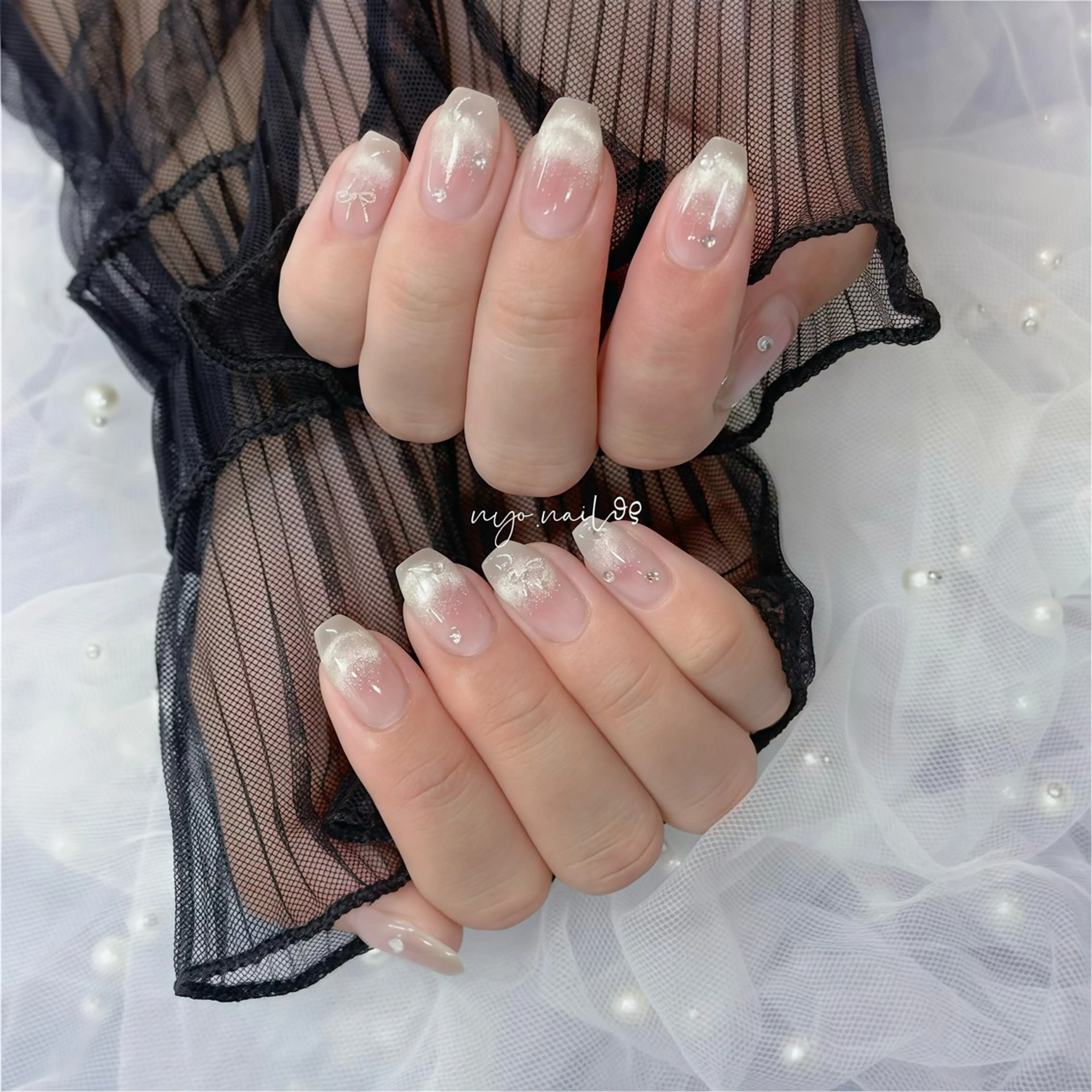 ネイル 🩵ニヨ ネイル ☁️のネイルデザイン