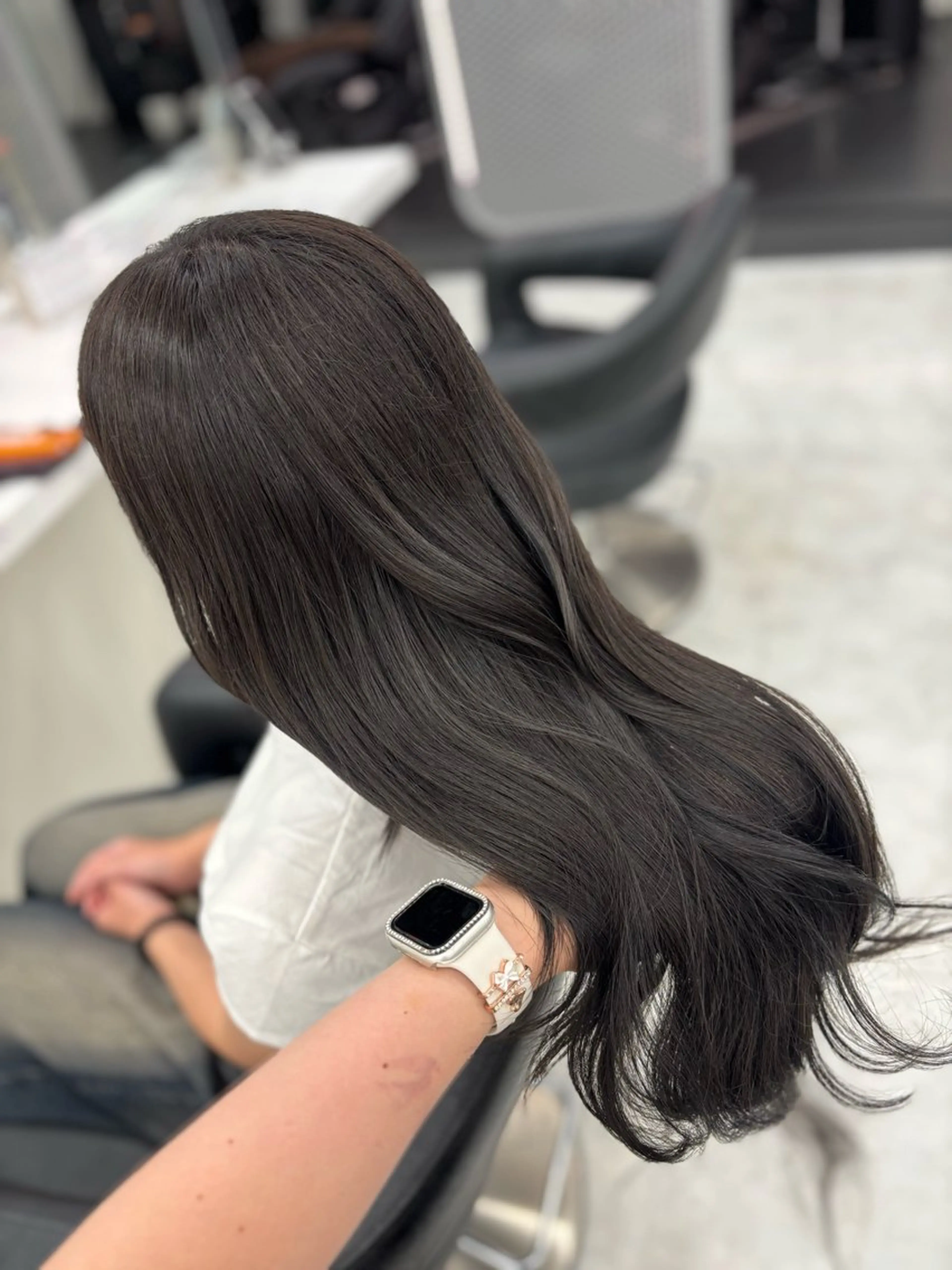 ロング カラー カット ヘアカラー 🤍レイヤー/顔周り 暖色hirari🤍のヘアスタイル