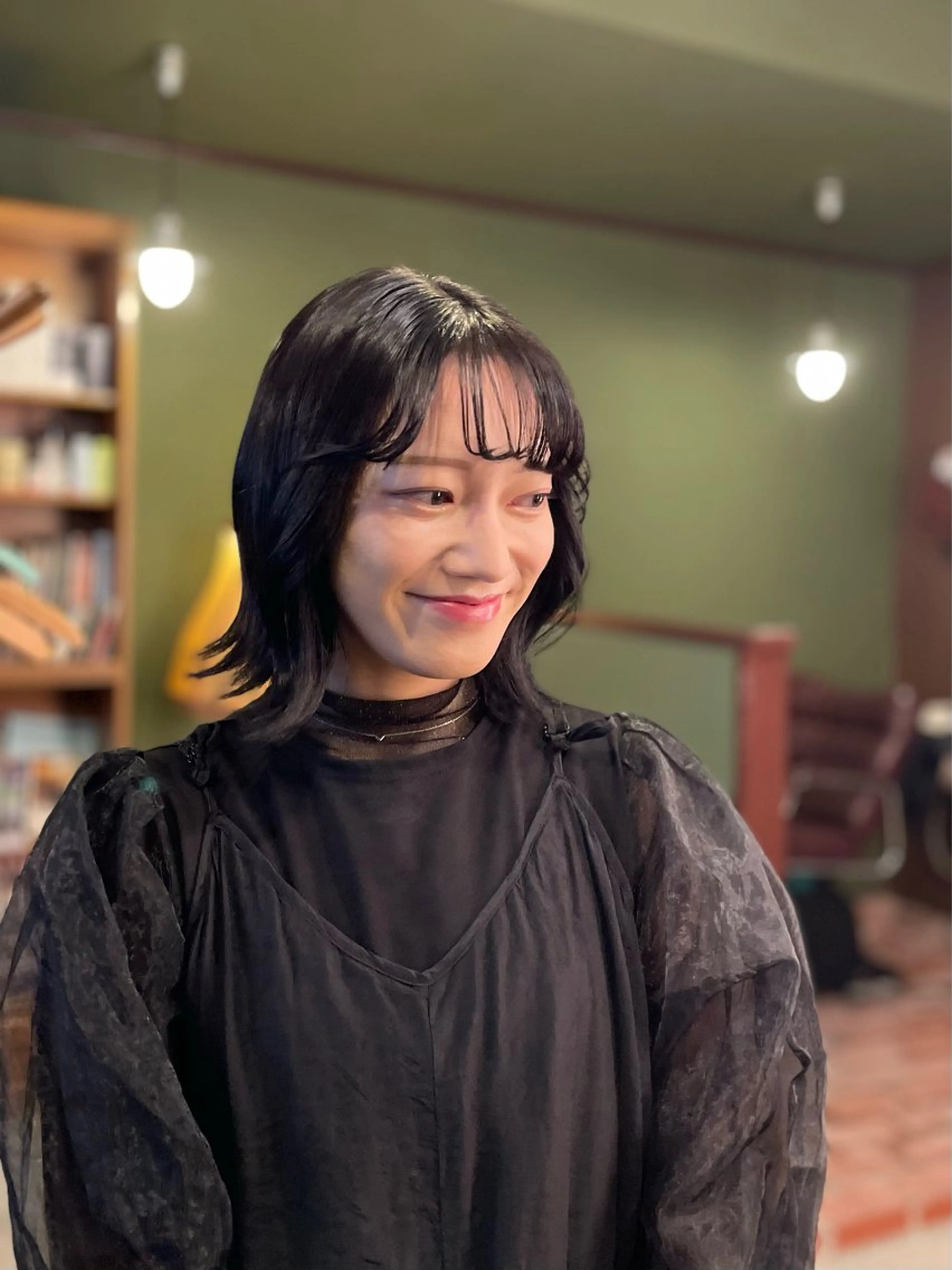 ミディアム カラー カット ヘアカラー トリートメント PATH-hair. store/MAIのヘアスタイル