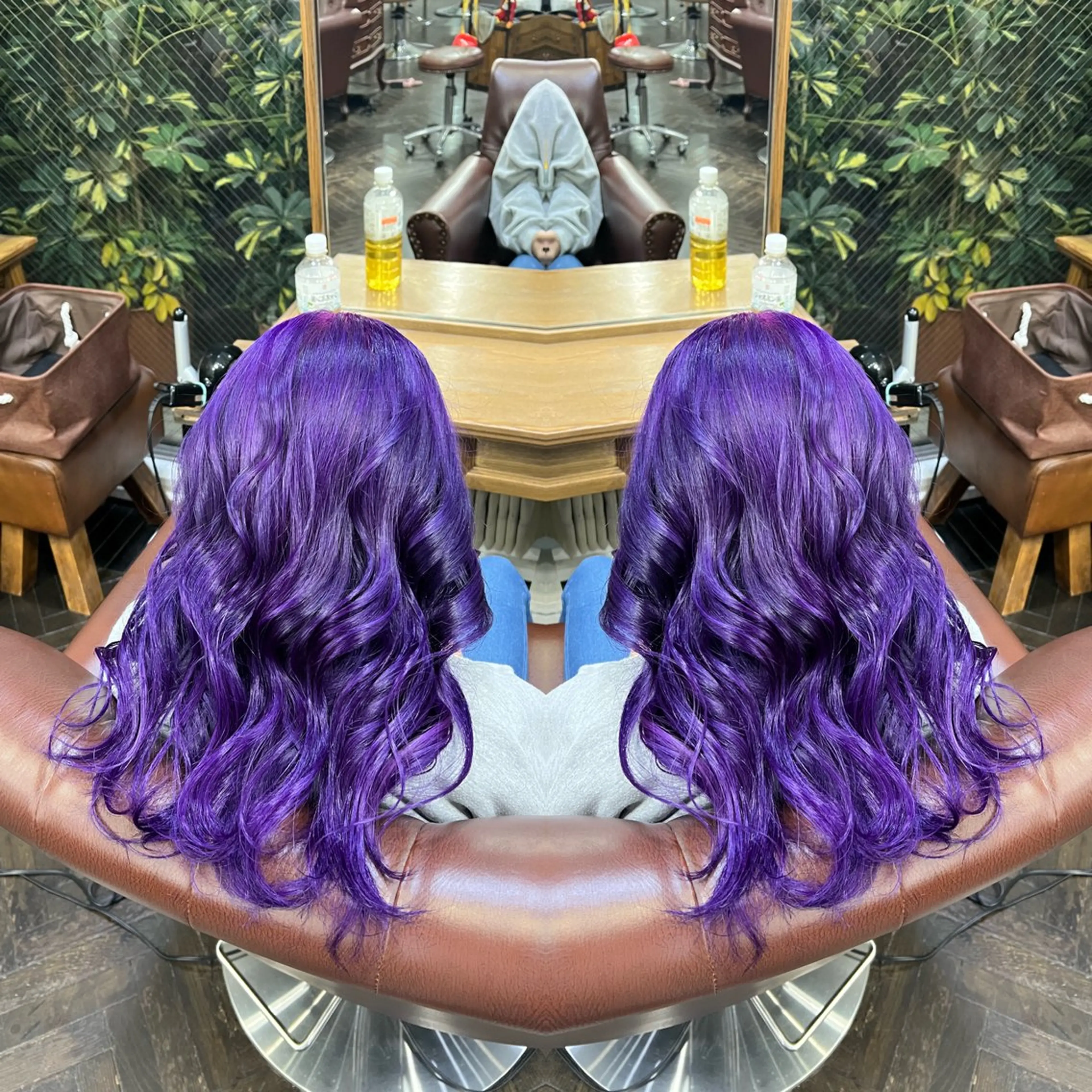 セミロング カラー レイヤー/ボブ/ ミニボブ/AOIのヘアスタイル