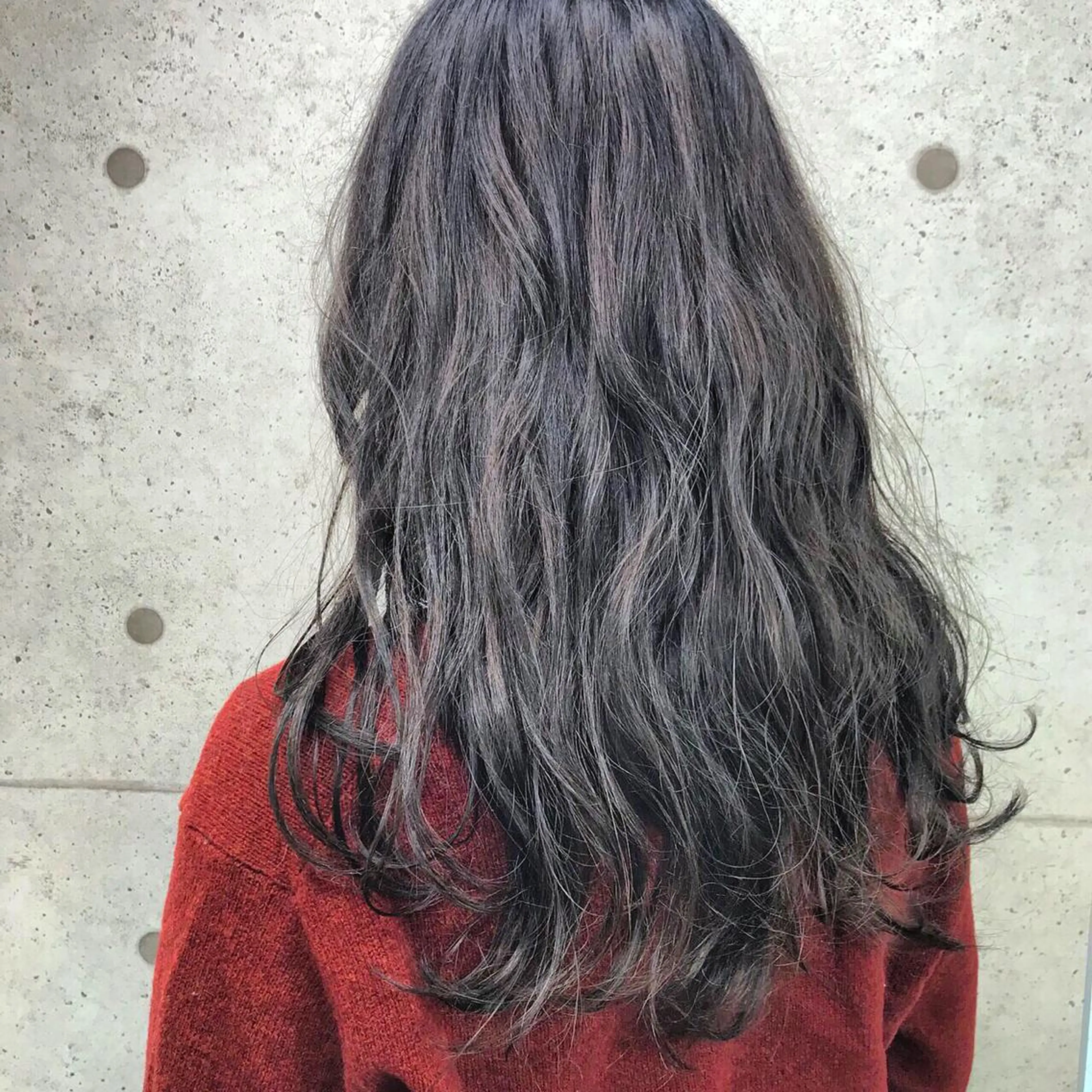 セミロング カラー ヘアアレンジ 店長 大方康暉のヘアスタイル