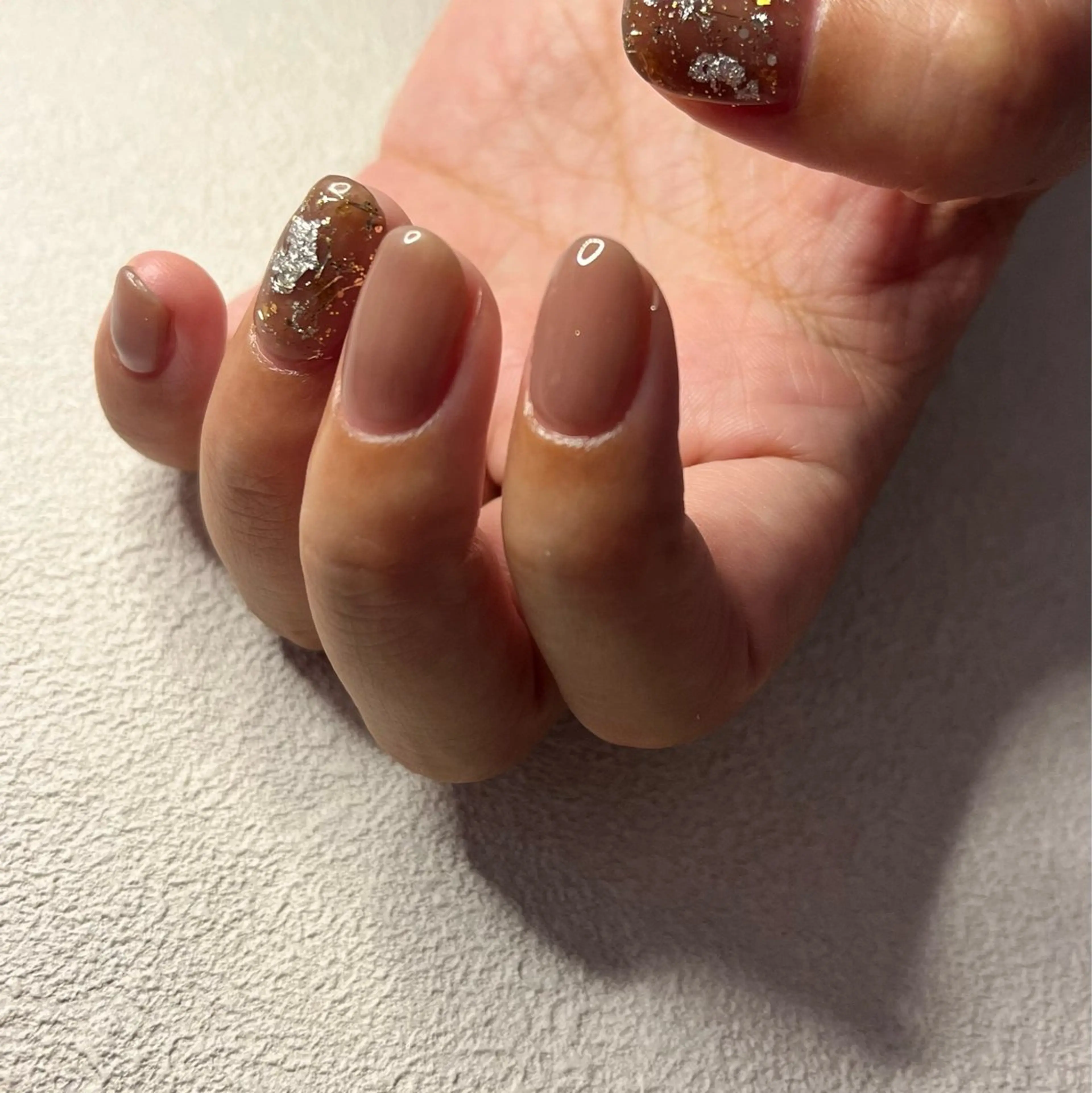 ネイル ジェルネイル ワンカラーネイル パラジェル ハンドネイル nail slow.のネイルデザイン