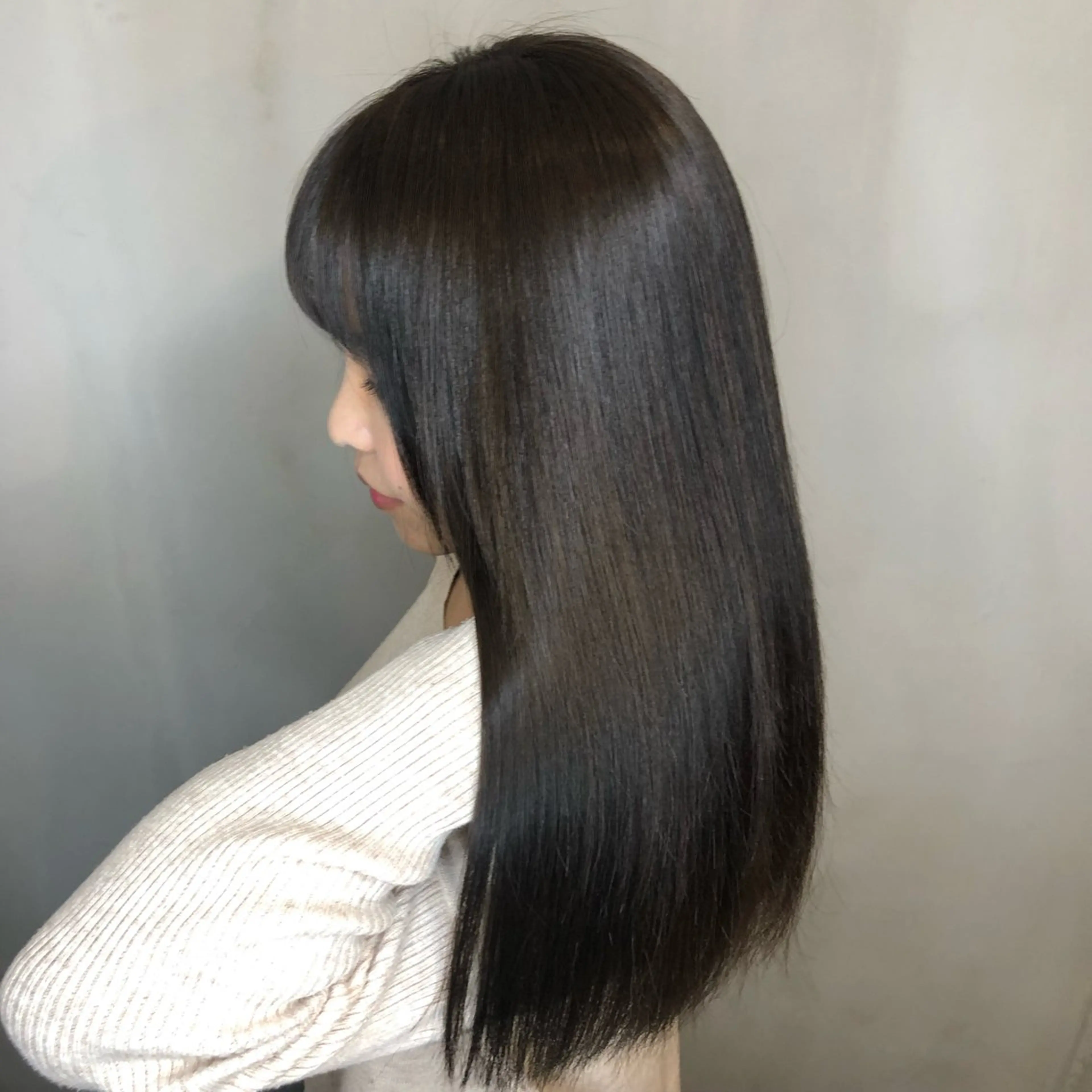 【高濃度ケラチン配合】極上艶髪カラー➕『髪質再生』バイカルテTR⭐️（シャンプーブロー込み）の写真
