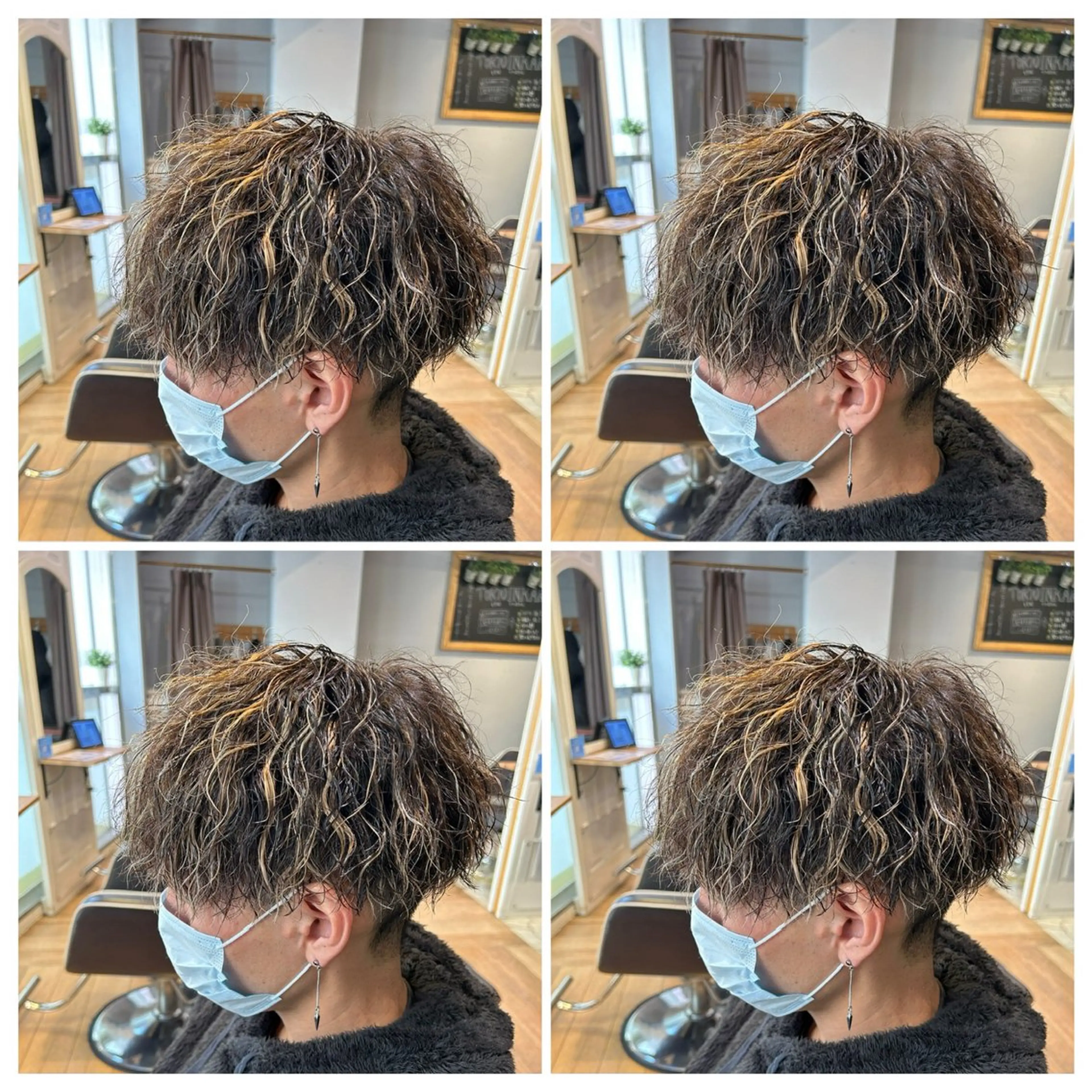 パーマ メンズ カット パーマ トリートメント 💎髪質改善／艶髪 荻原💎のヘアスタイル