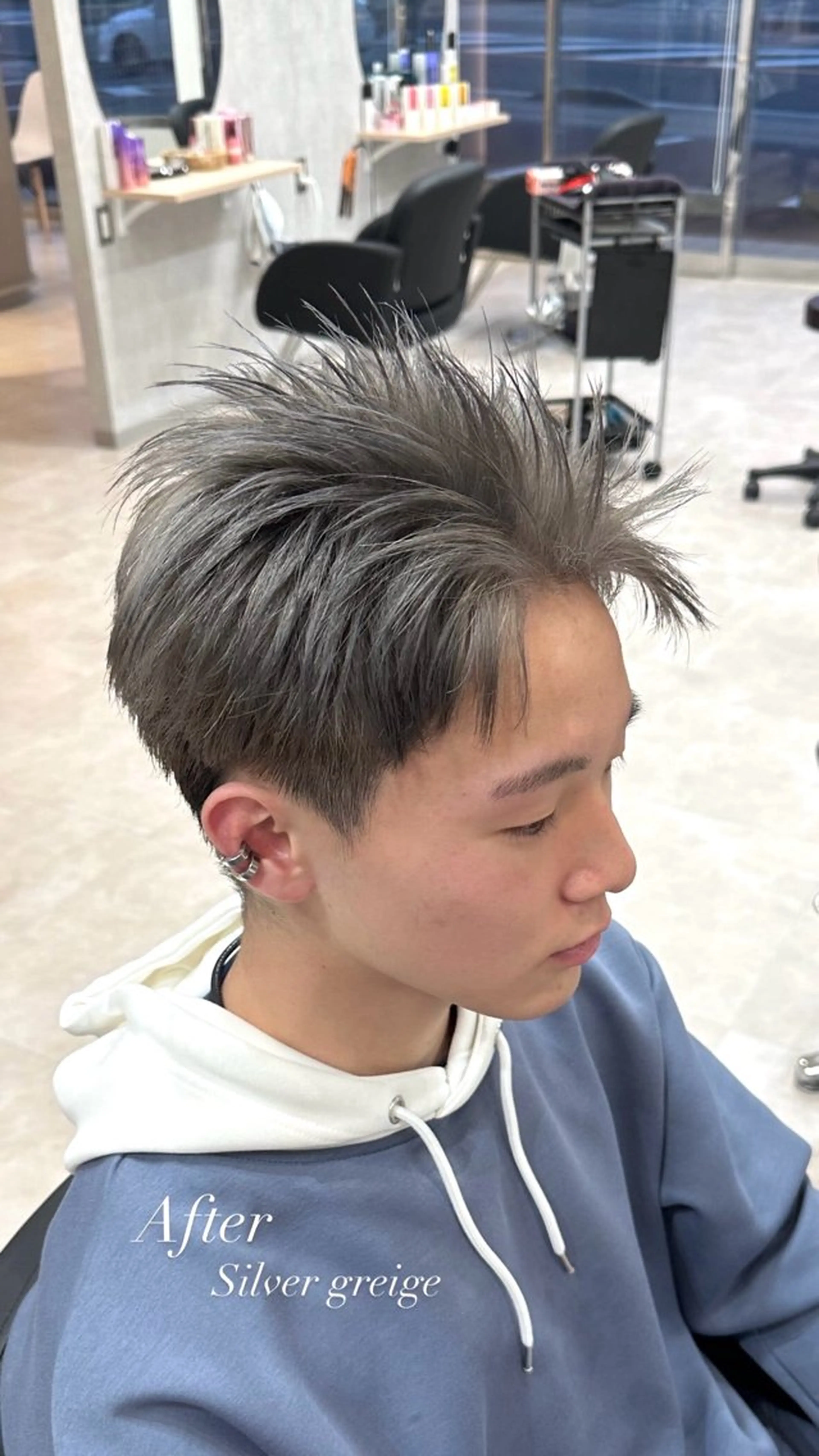 カラー メンズ メンズブリーチ ブリーチ ALLEN hair 郡山店所属・和久 夢彩のヘアスタイル