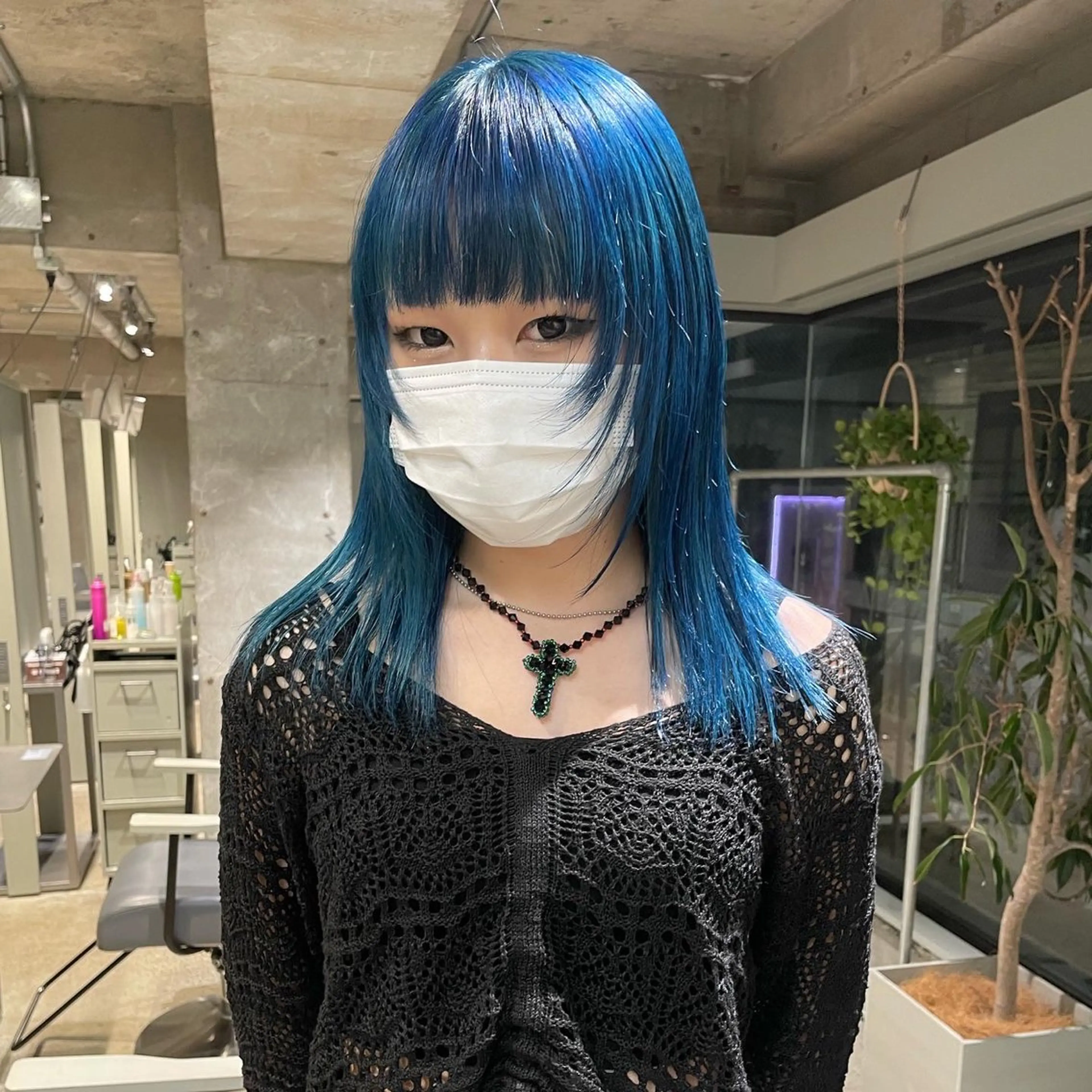 ミディアム レイヤーパーマ🪐 伽羅のヘアスタイル