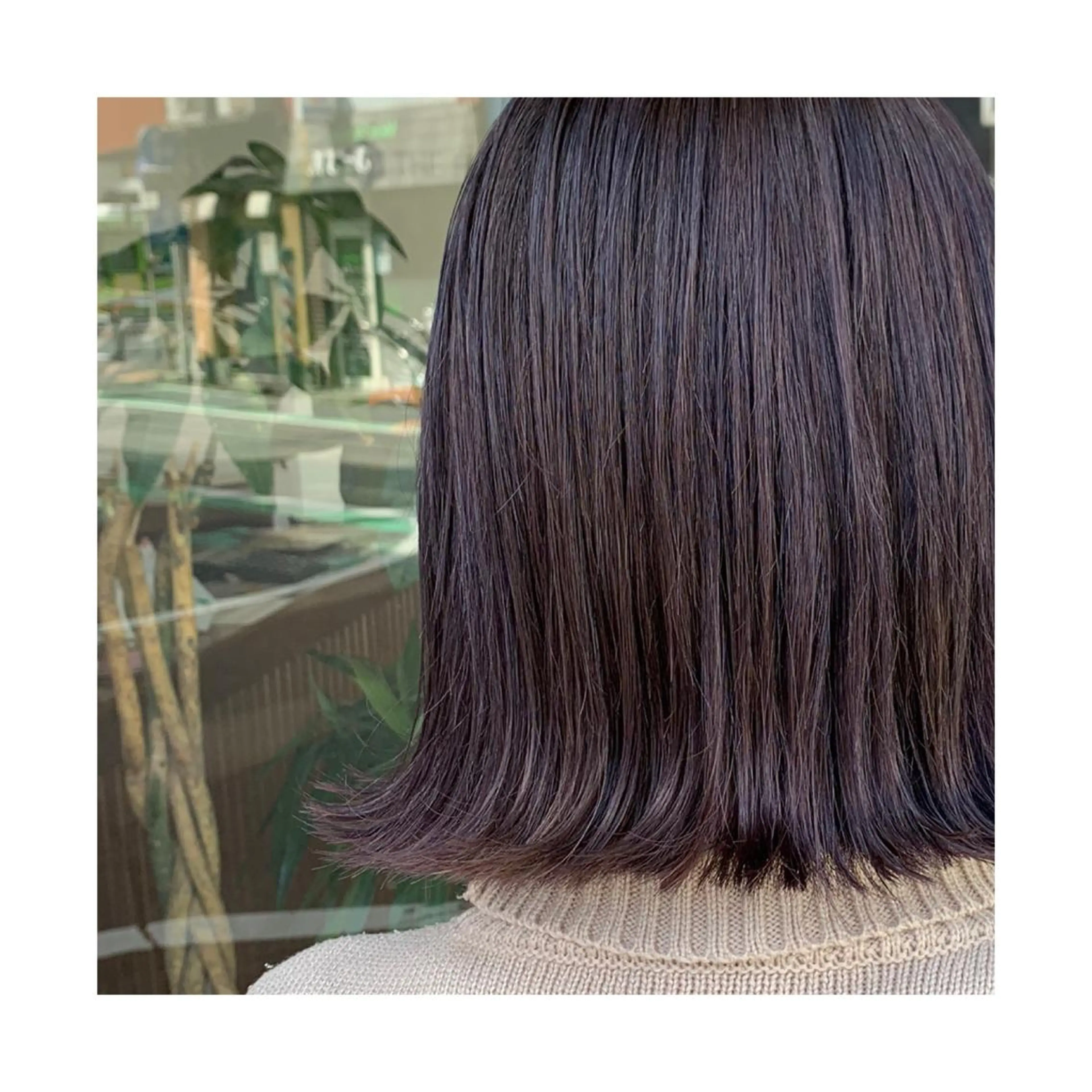 ショート カラー パープルカラー 竹内 康浩のヘアスタイル