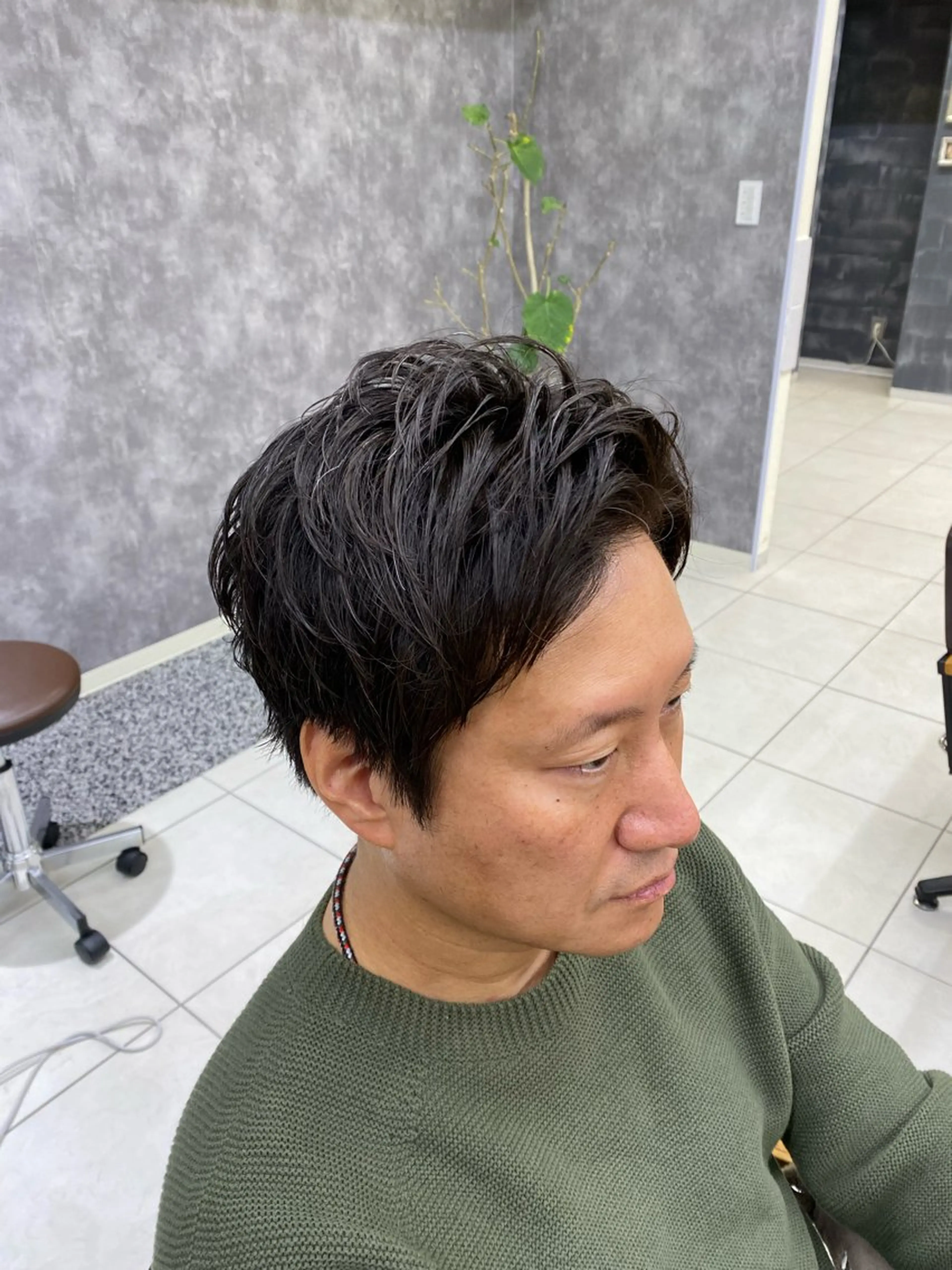ショート メンズ 🪼かえで🪼臼井 カラー/縮毛矯正のヘアスタイル